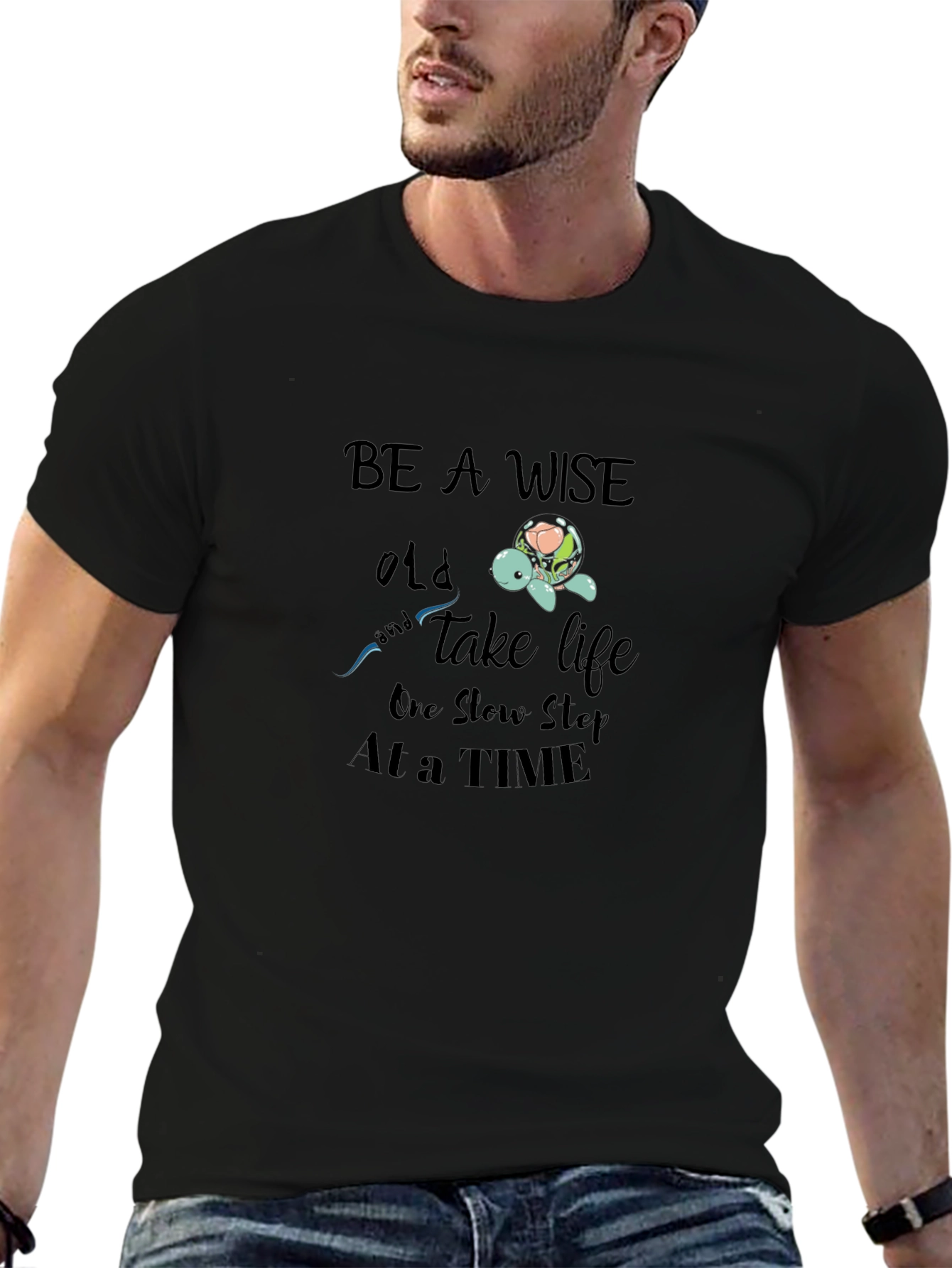 Wise Old Turtle Graphic Tee