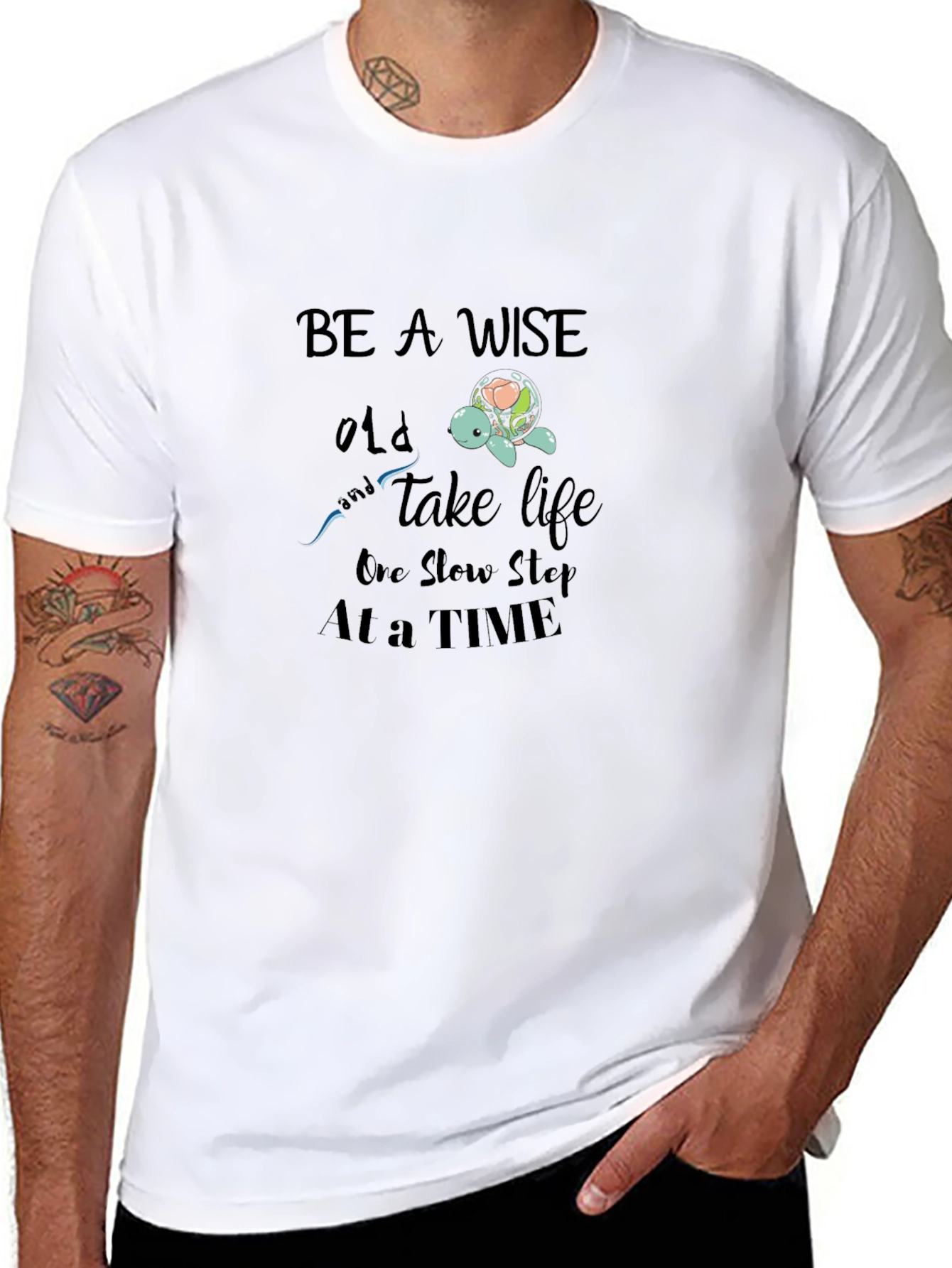 Wise Old Turtle Graphic Tee