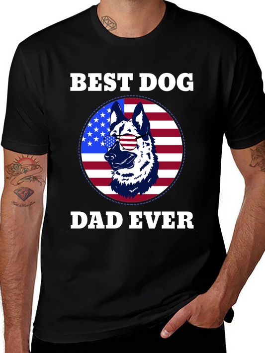 Best Dog Dad Ever Graphic Tee