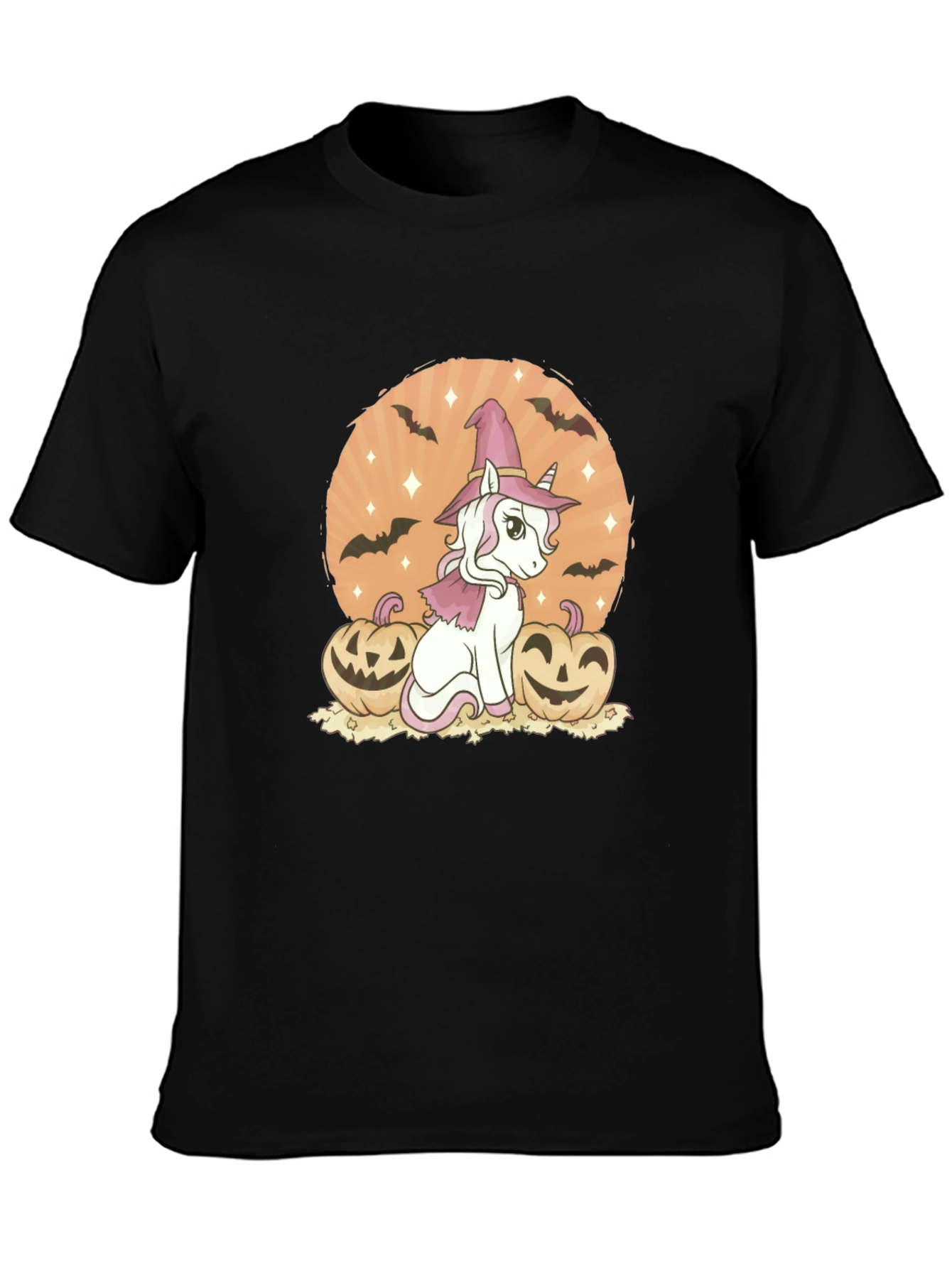 Halloween Unicorn Witch T-Shirt