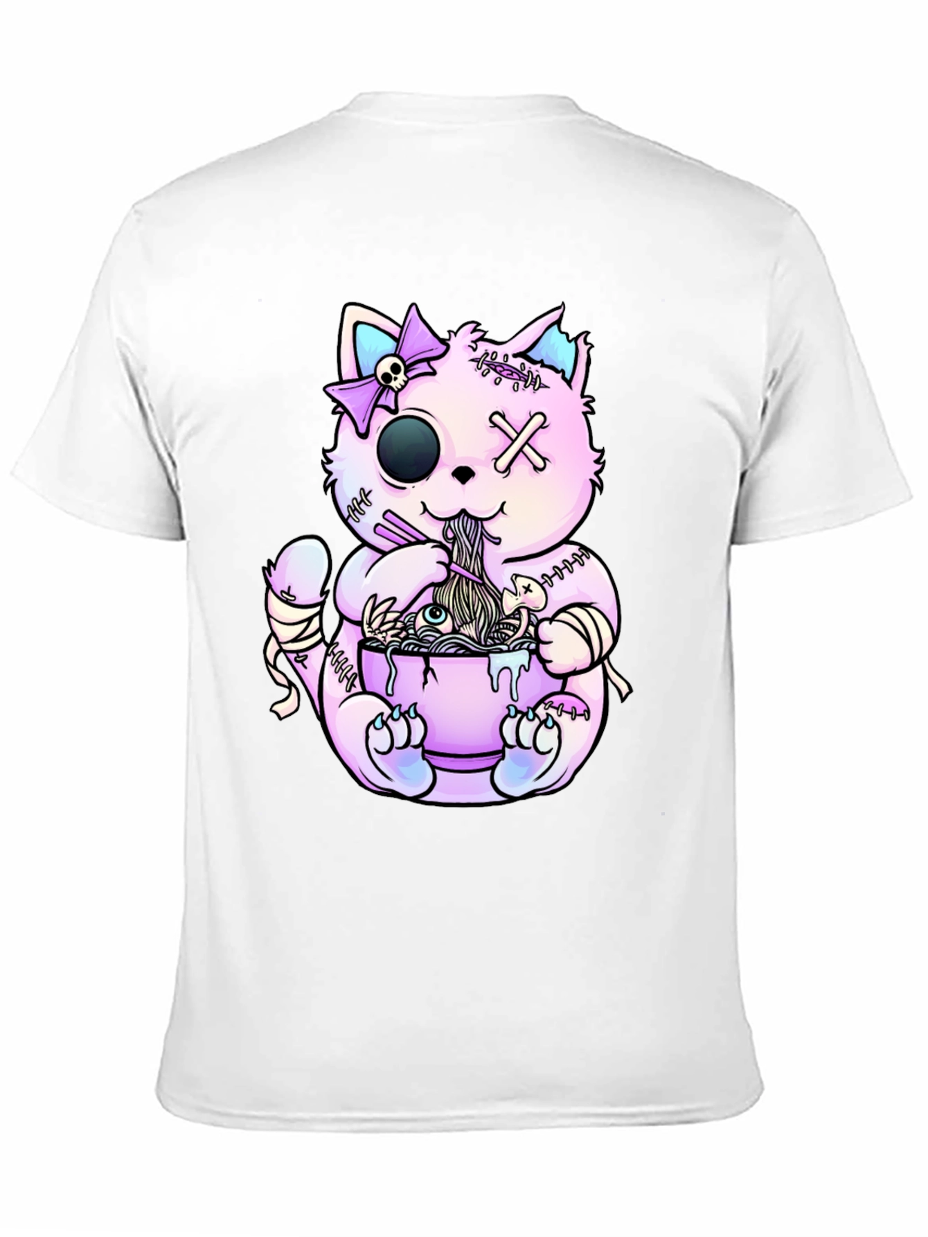 Zombie Cat Ramen T-Shirt