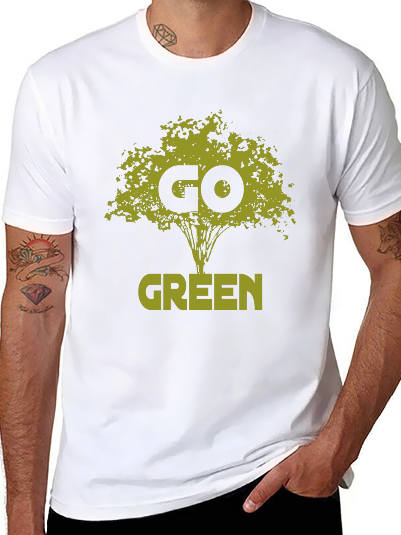 Go Green T-Shirt - Eco Friendly Tee
