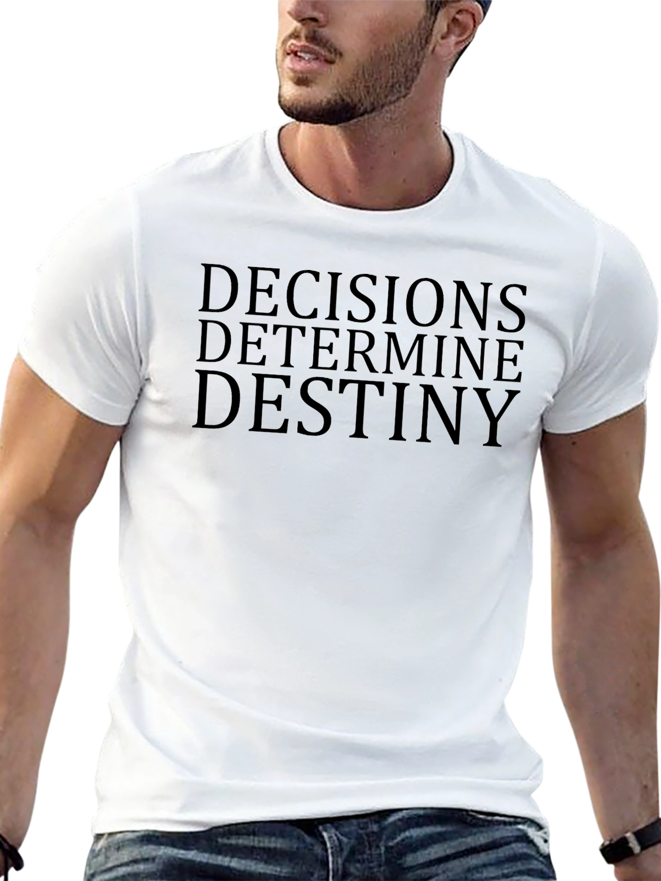 Decisions Determine Destiny Graphic Tee - Motivational Shirt