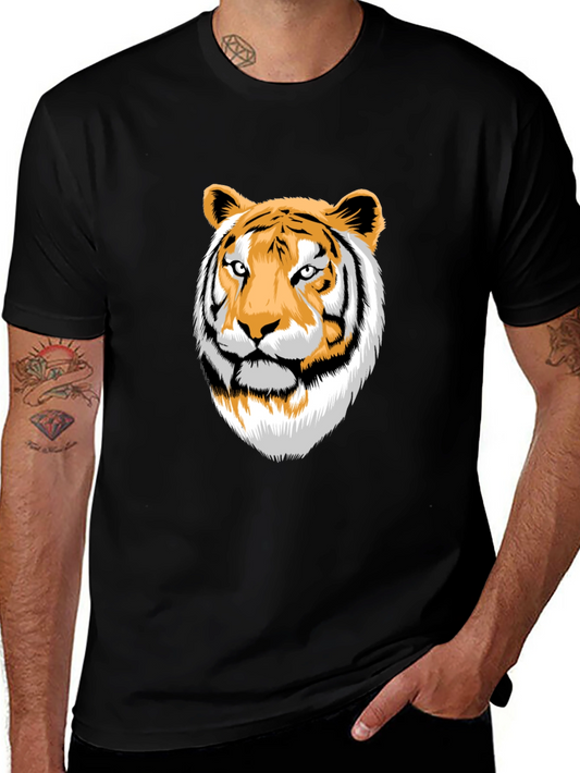 Tiger Graphic T-Shirt - Bold Animal Print Tee