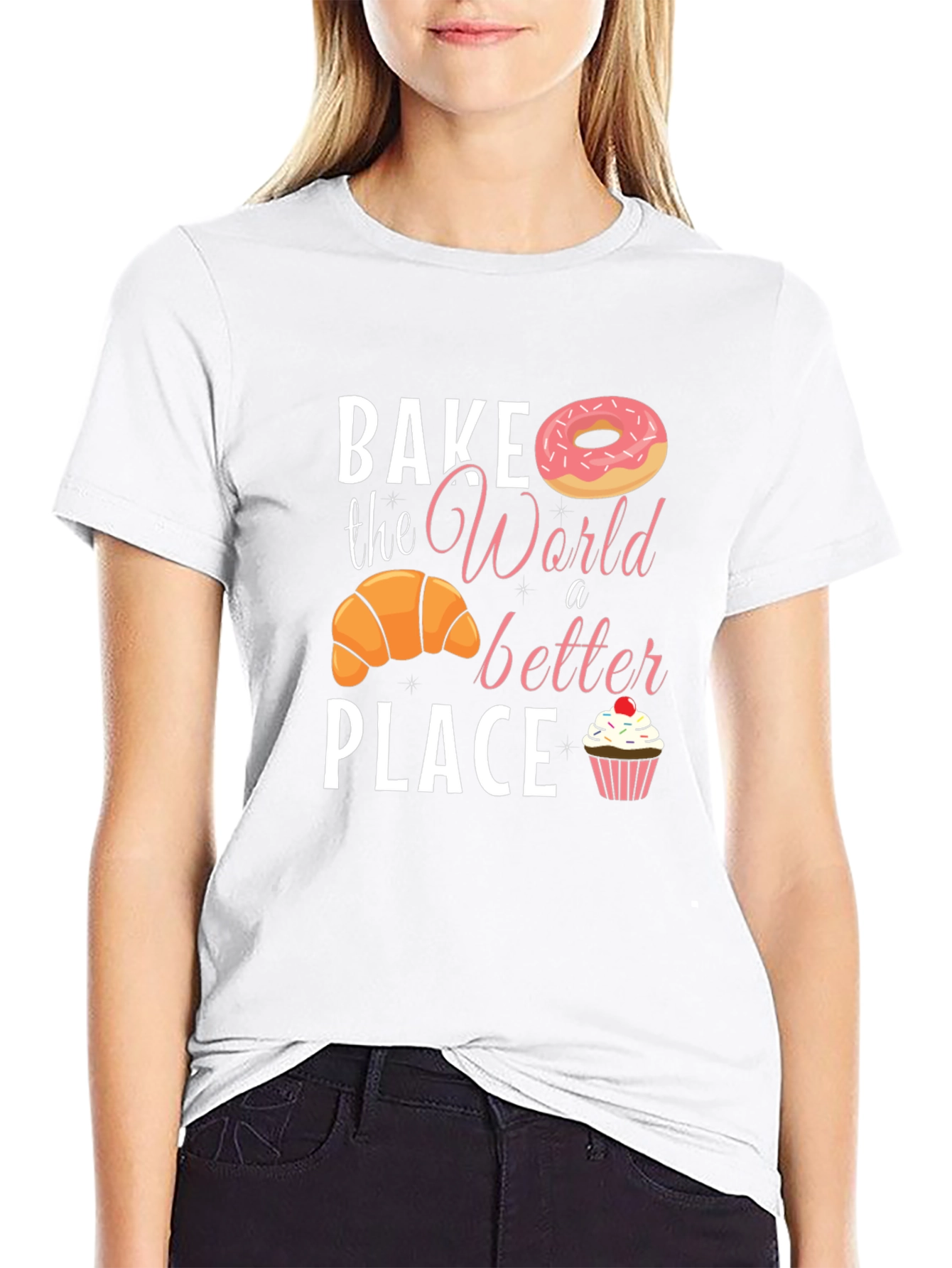 Bake the World Better T-Shirt - Unique Design
