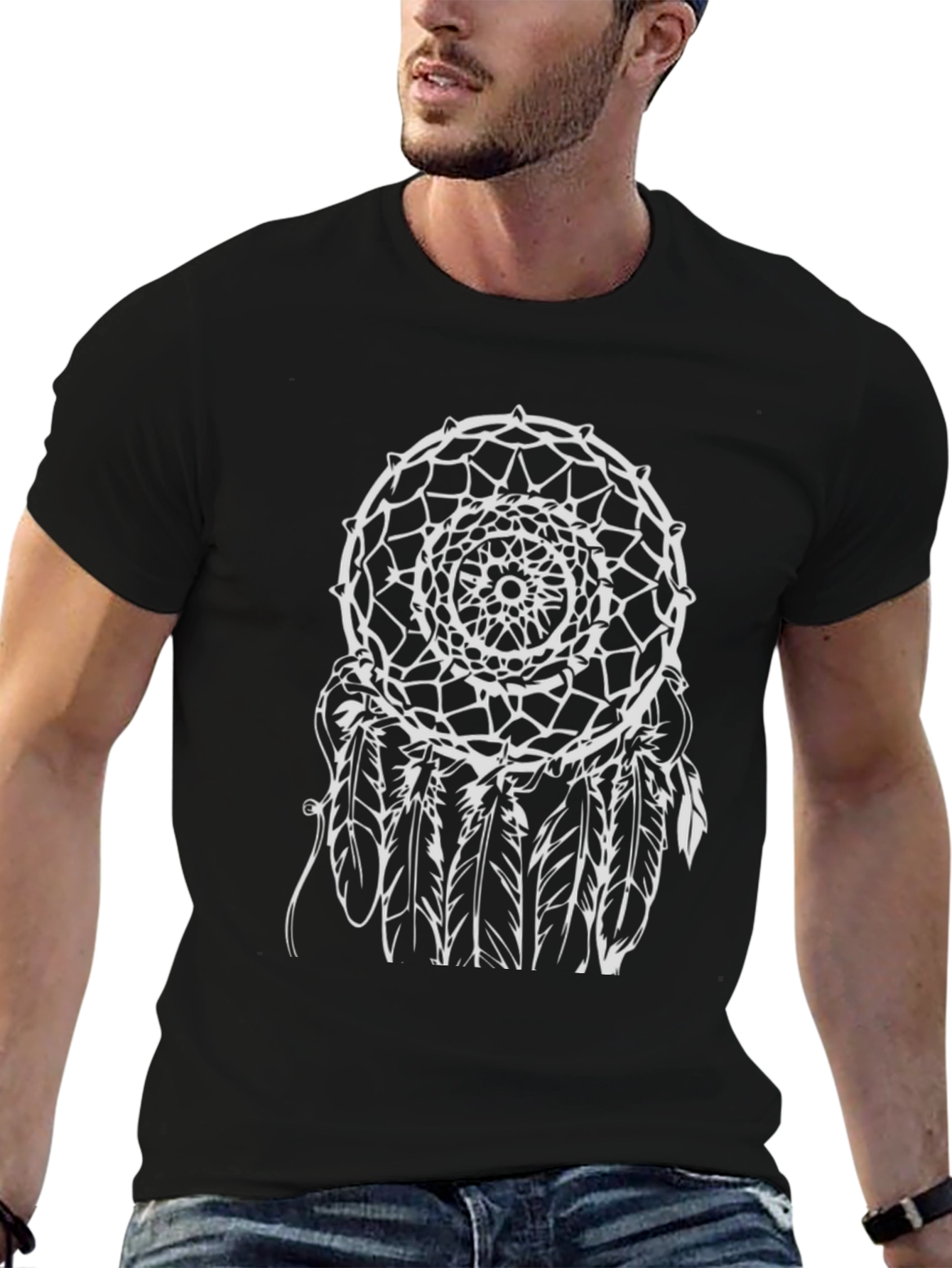 Dreamcatcher Graphic Black T-Shirt
