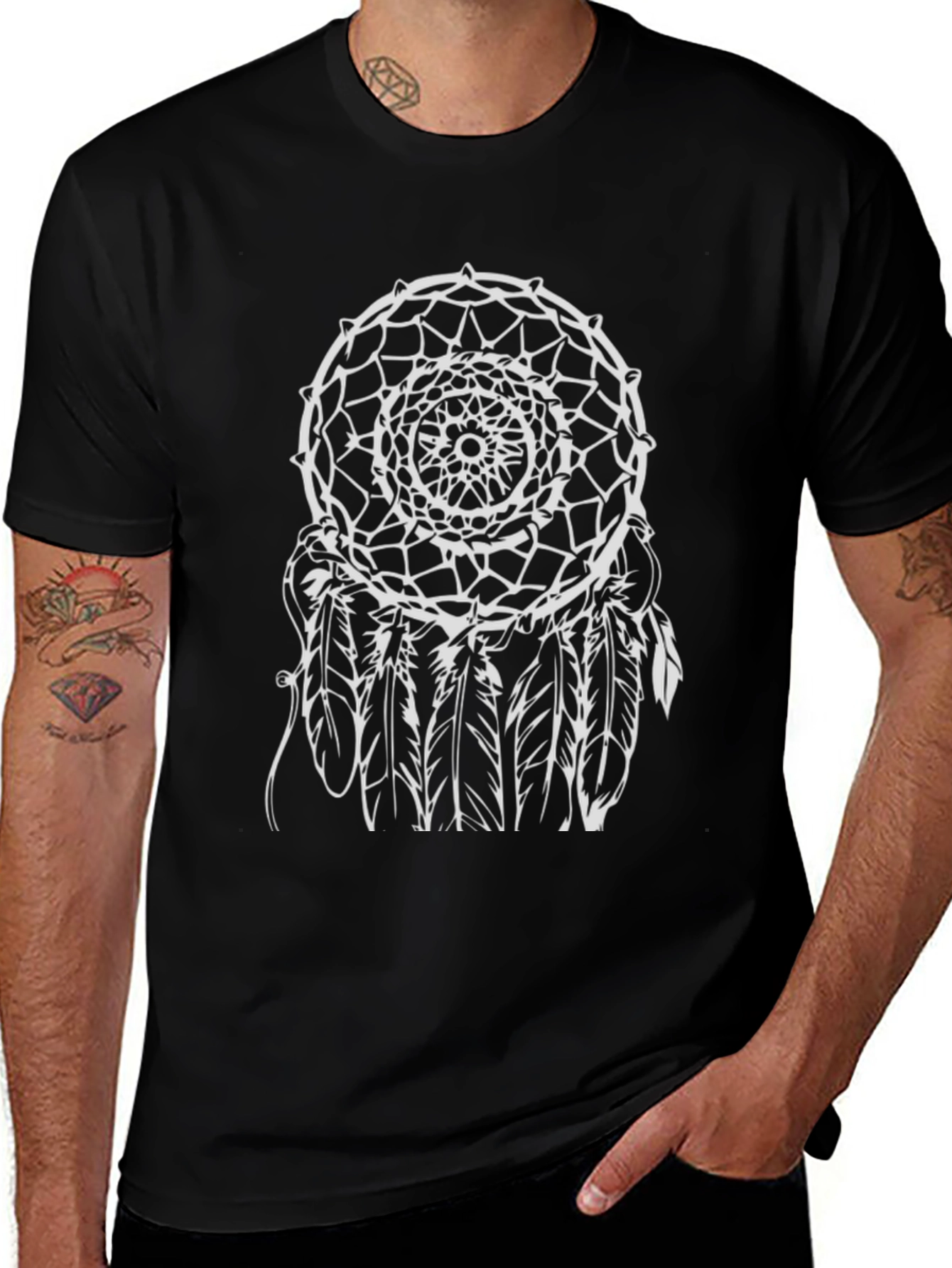 Dreamcatcher Graphic Black T-Shirt