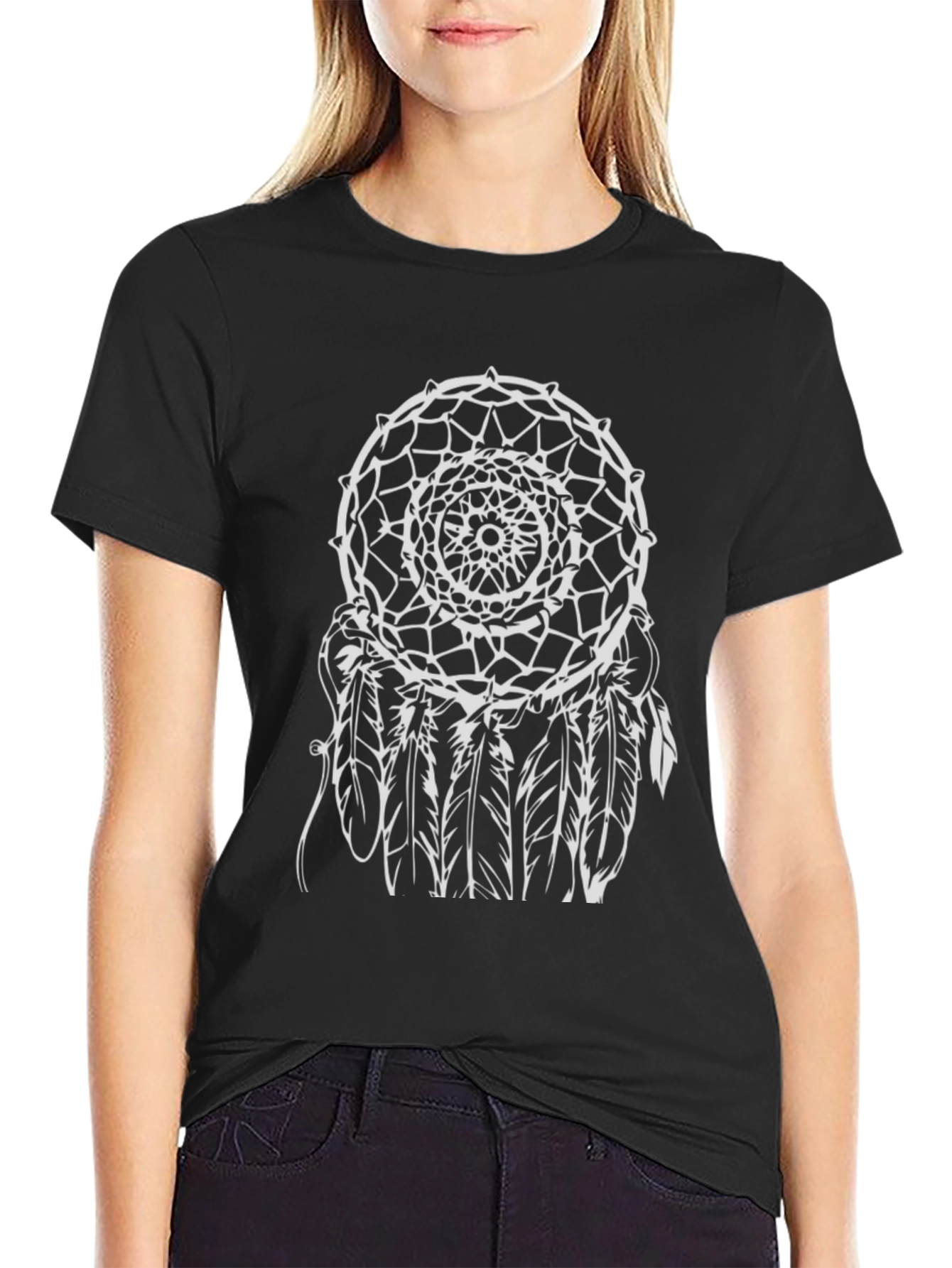 Dreamcatcher Graphic Black T-Shirt