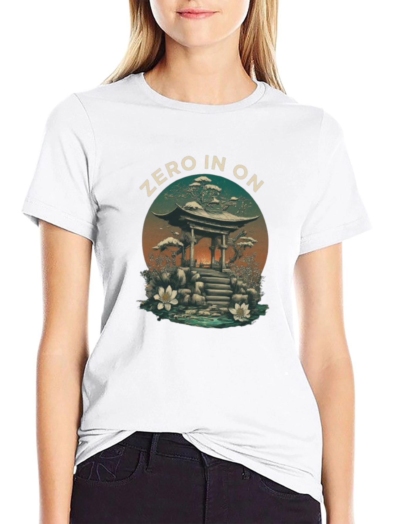 Zen Garden T-Shirt: Zero In On Serenity