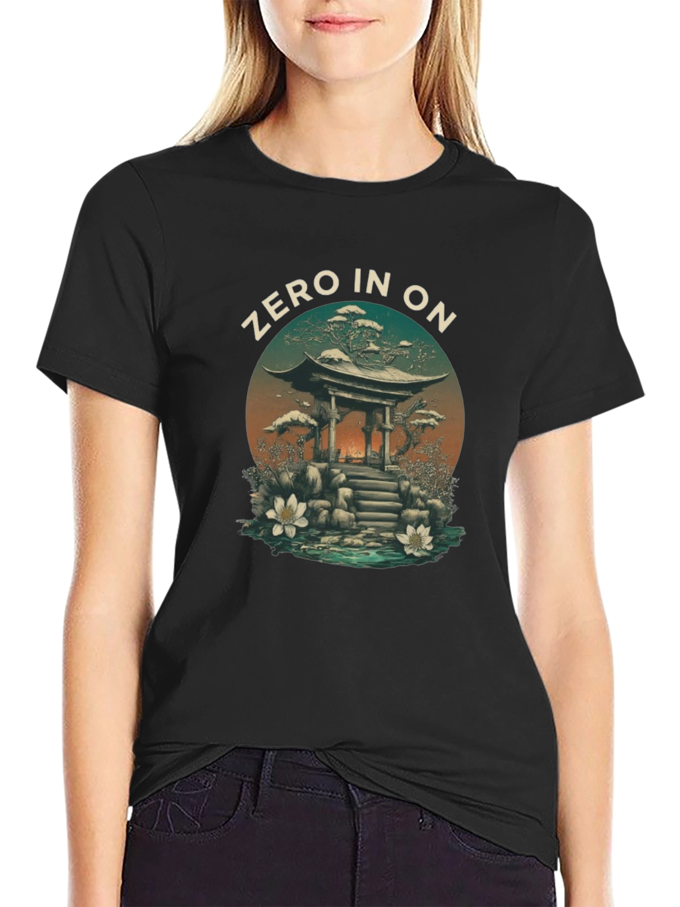 Zen Garden T-Shirt: Zero In On Serenity