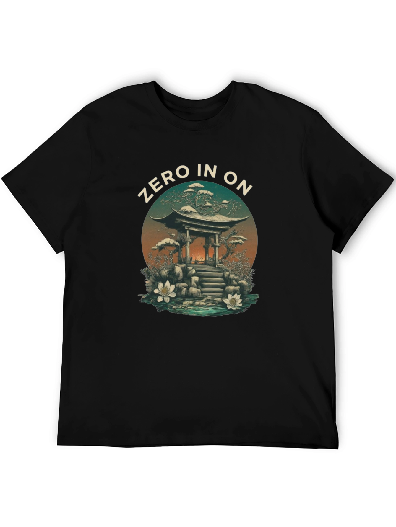 Zen Garden T-Shirt: Zero In On Serenity