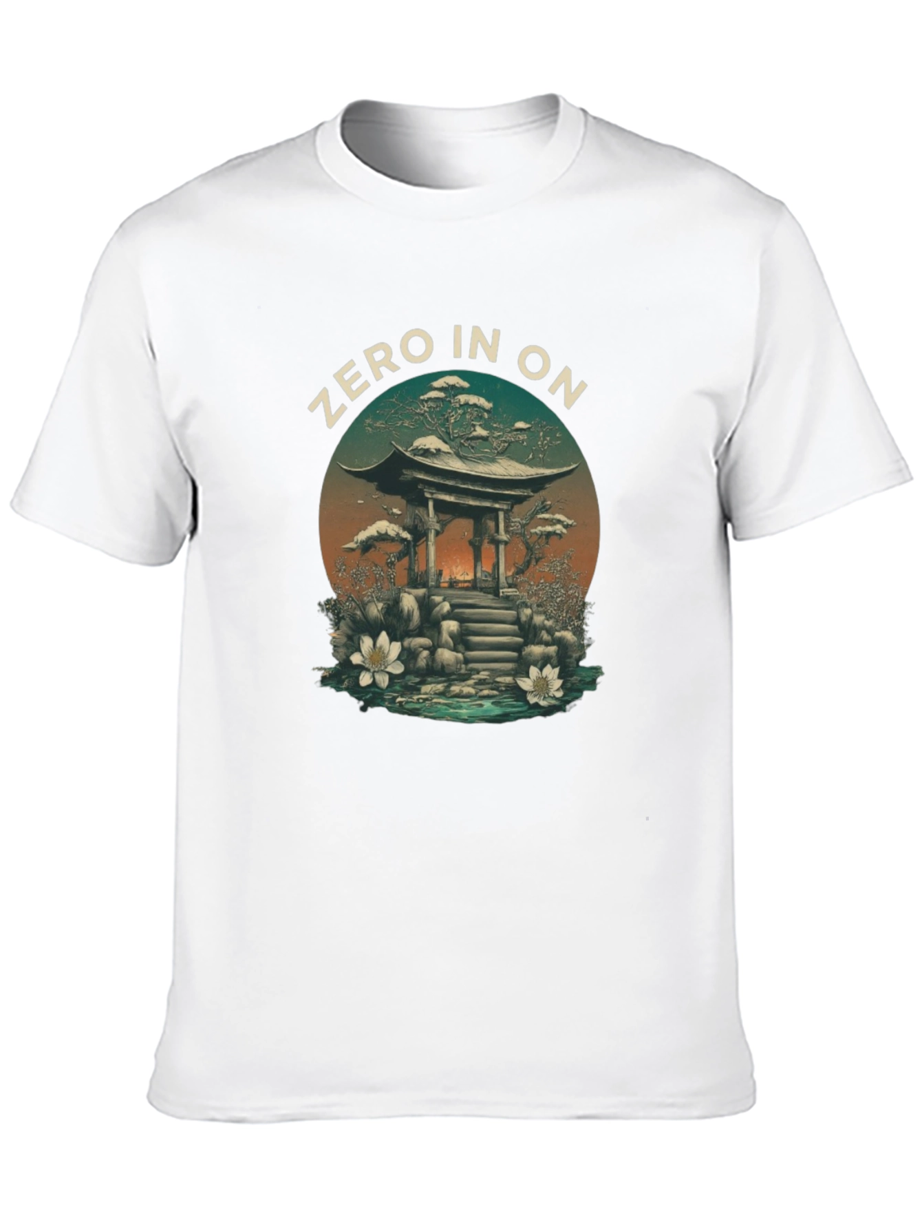 Zen Garden T-Shirt: Zero In On Serenity
