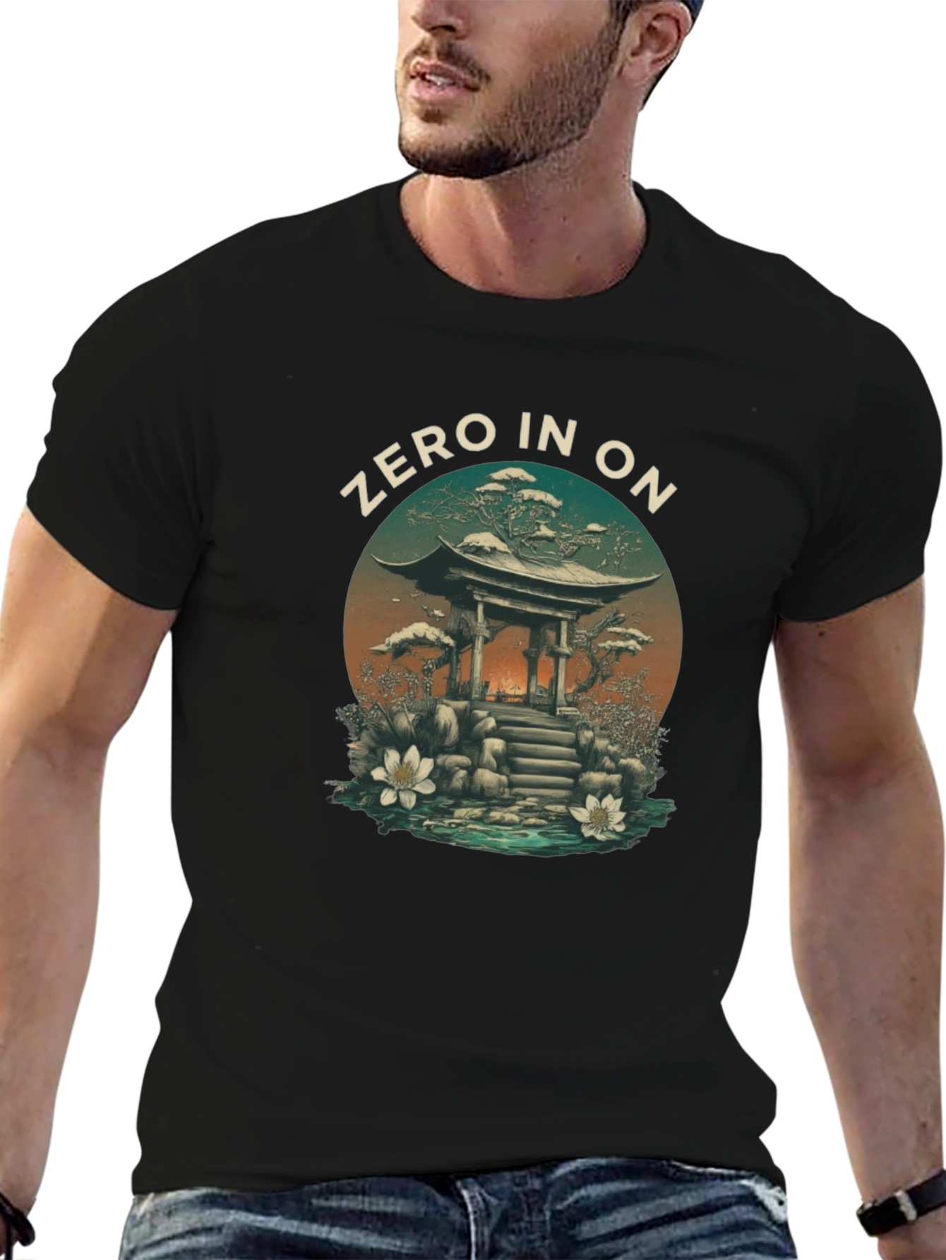 Zen Garden T-Shirt: Zero In On Serenity