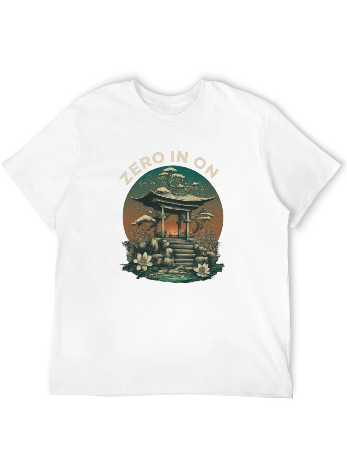 Zen Garden T-Shirt: Zero In On Serenity