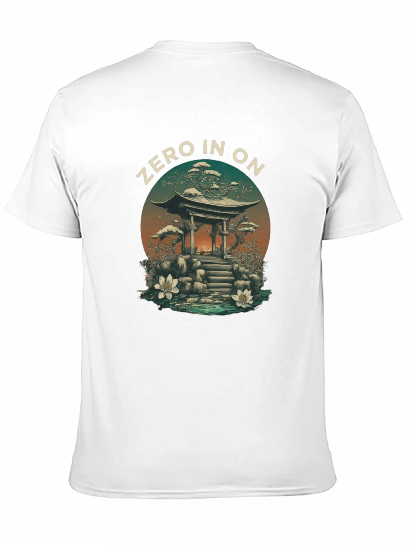 Zen Garden T-Shirt: Zero In On Serenity