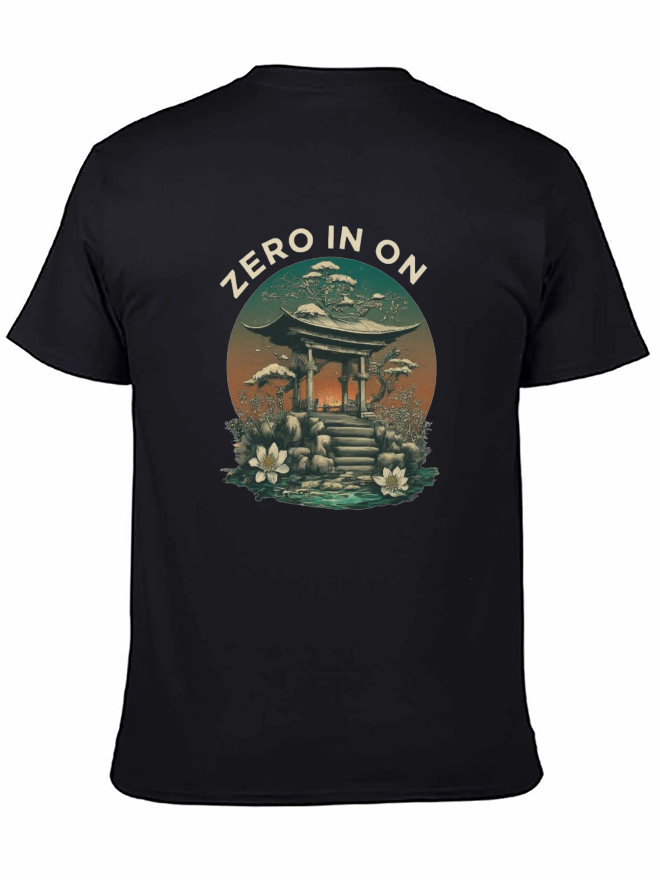 Zen Garden T-Shirt: Zero In On Serenity