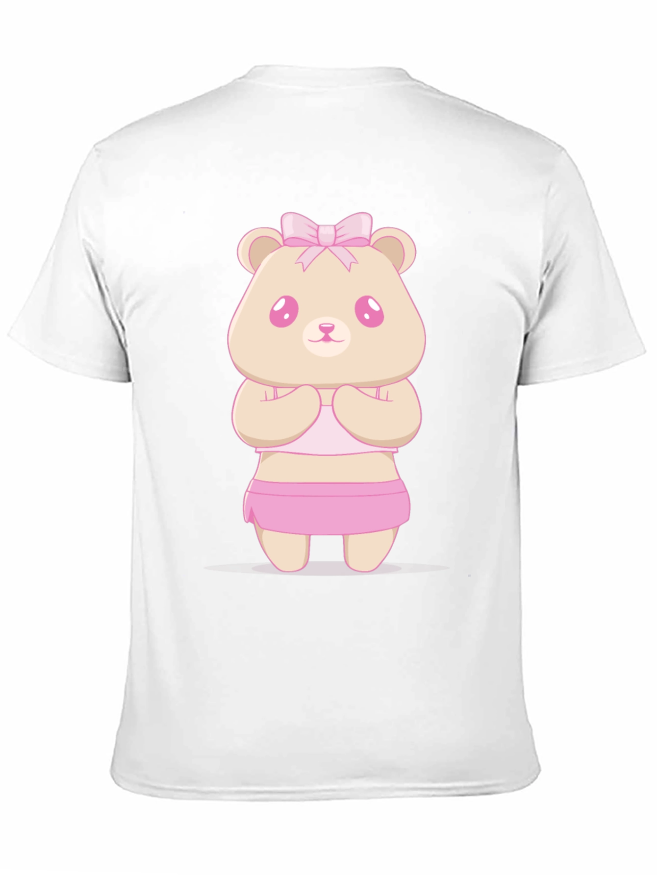 Cute Kawaii Bear T-Shirt - Unisex Black Tee