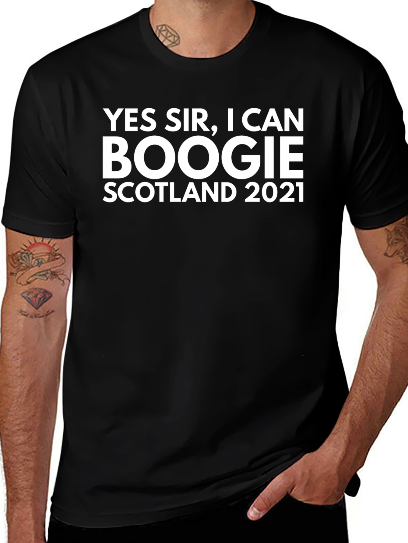 Yes Sir I Can Boogie Scotland 2021 T-Shirt