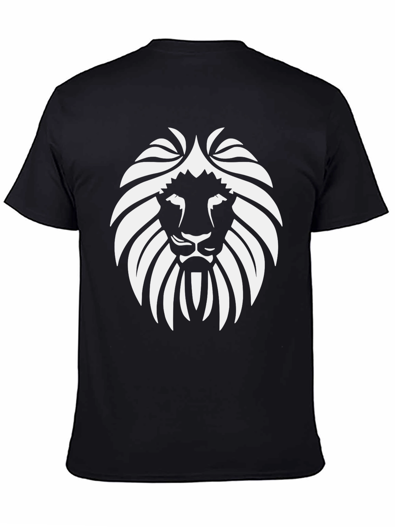 Lion Crest Graphic Black T-Shirt