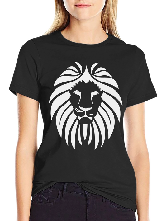 Lion Crest Graphic Black T-Shirt