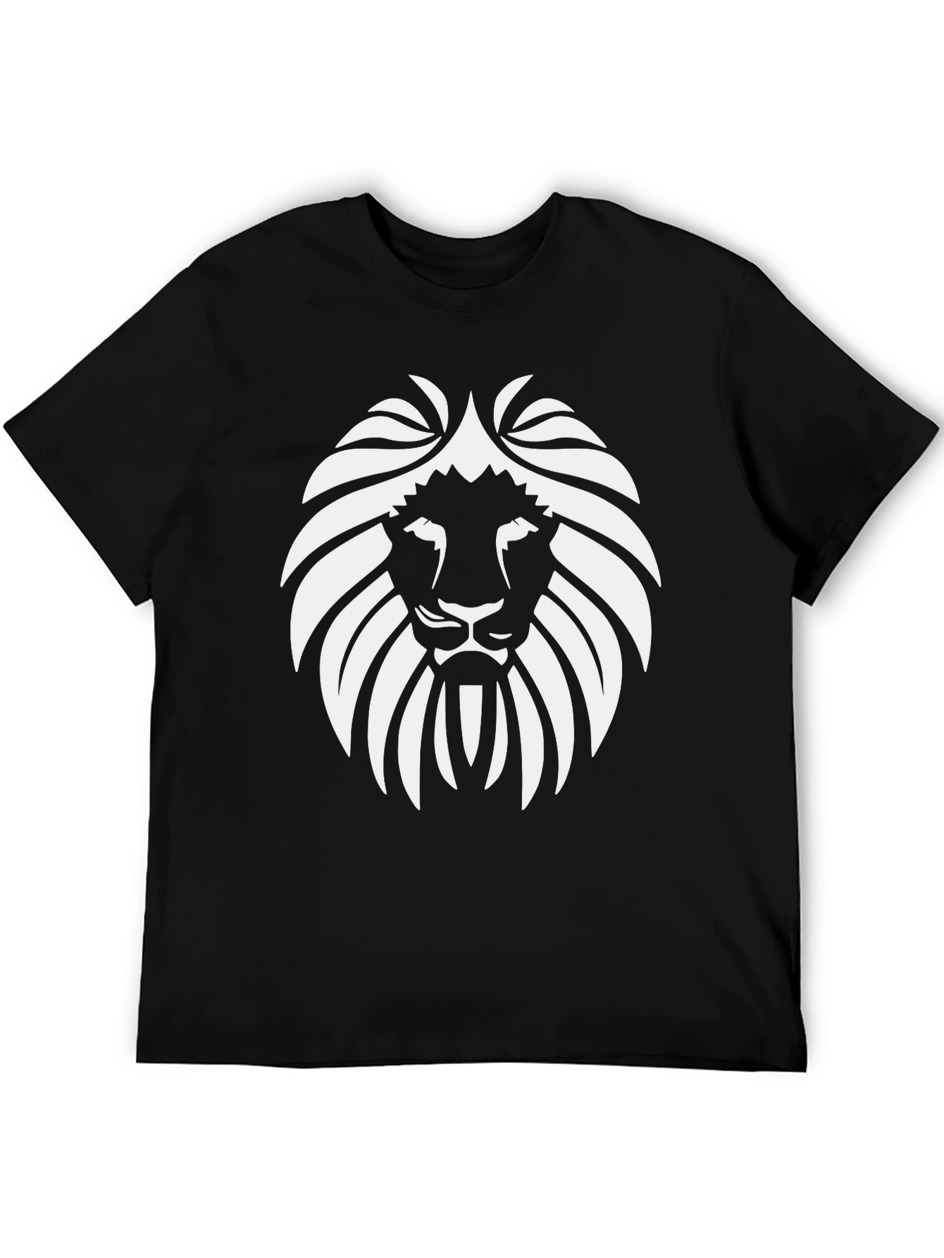 Lion Crest Graphic Black T-Shirt