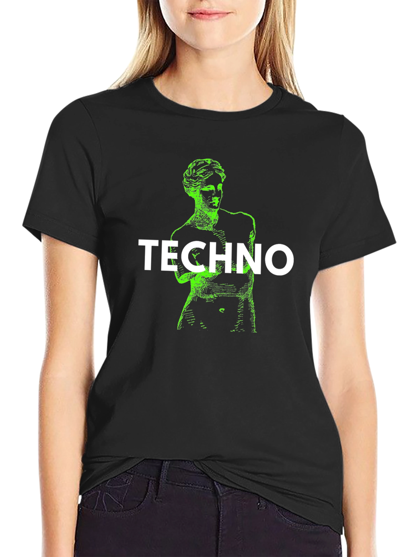 Techno Graphic Print T-Shirt