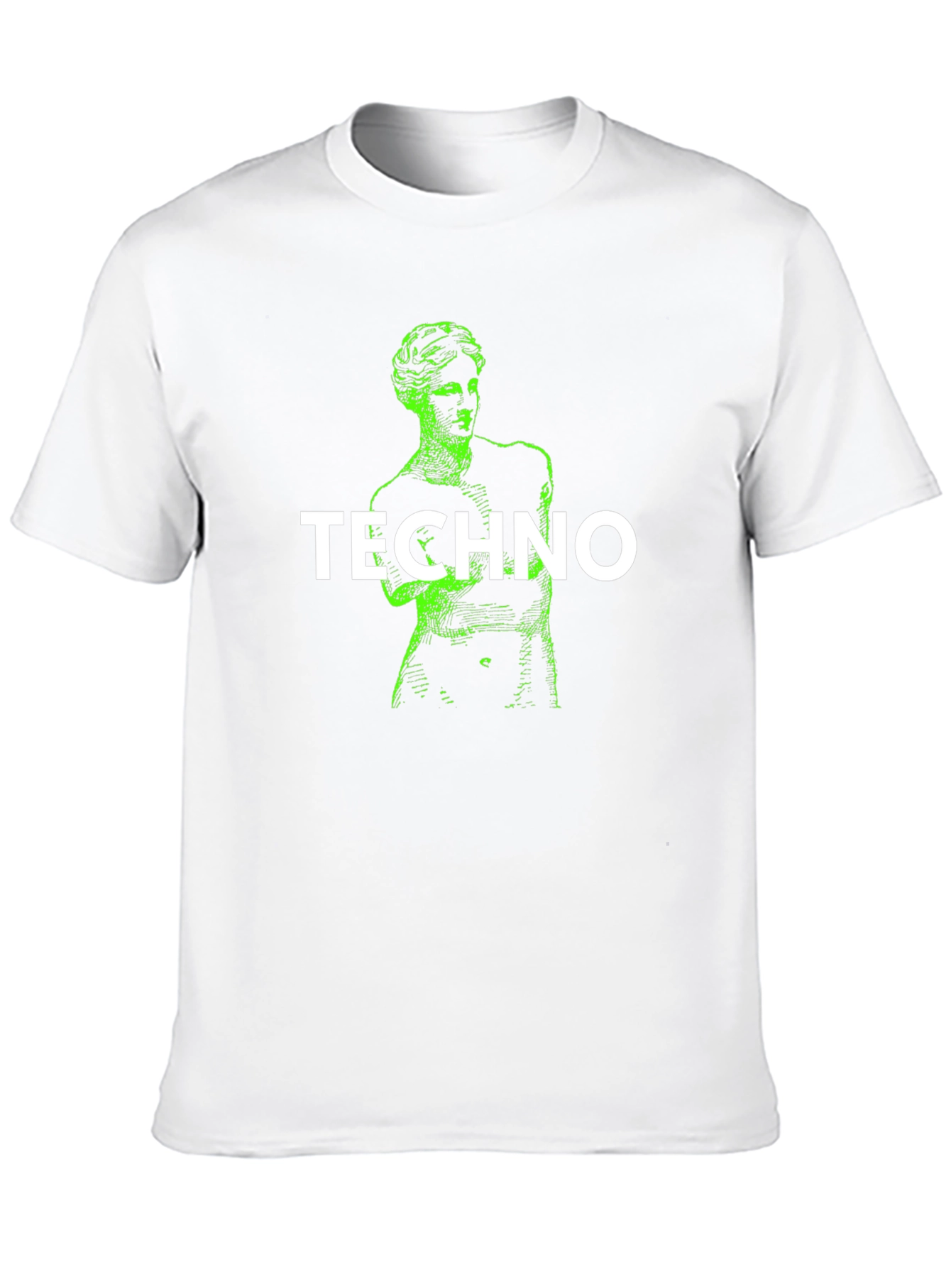 Techno Graphic Print T-Shirt