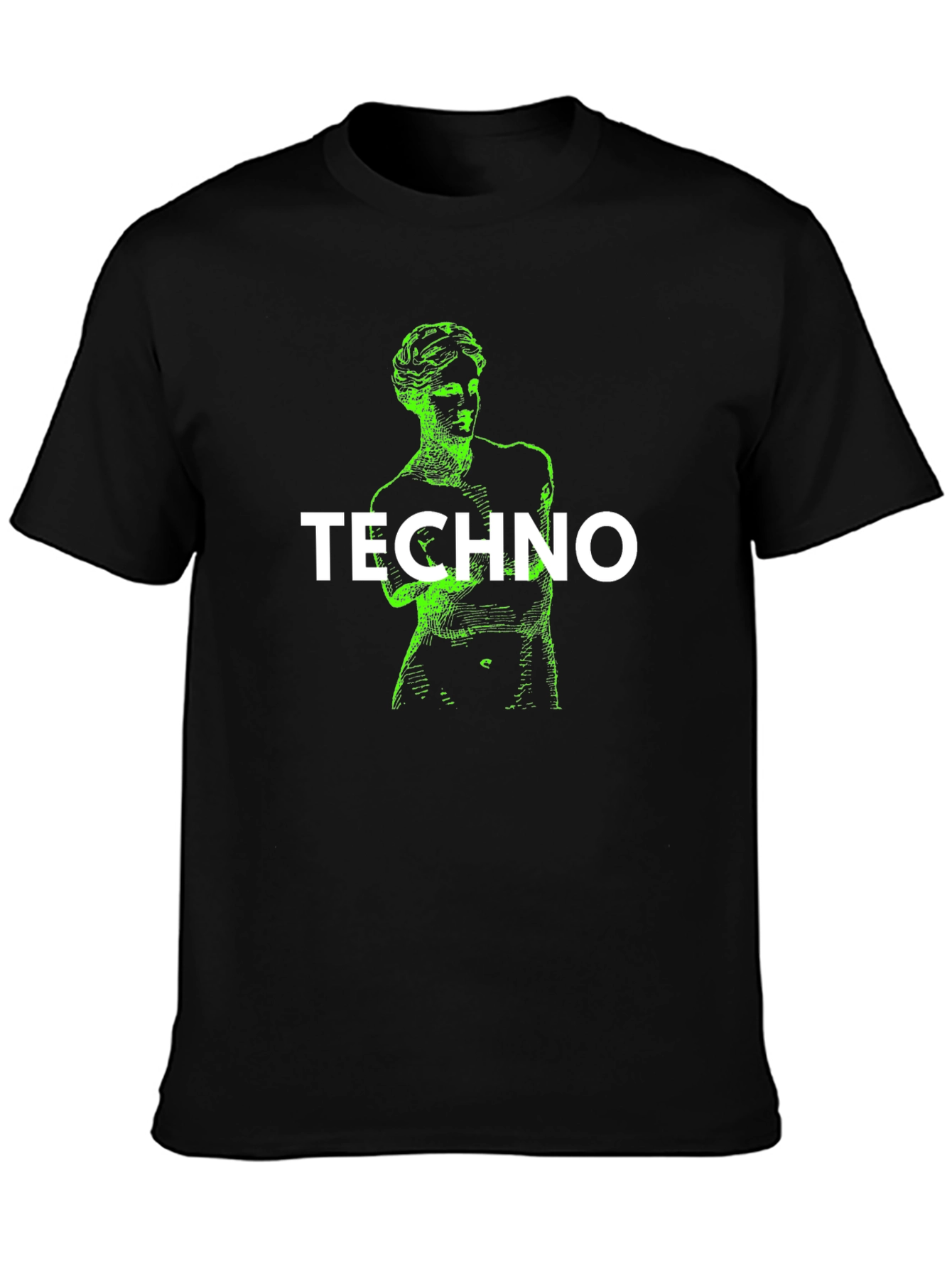 Techno Graphic Print T-Shirt