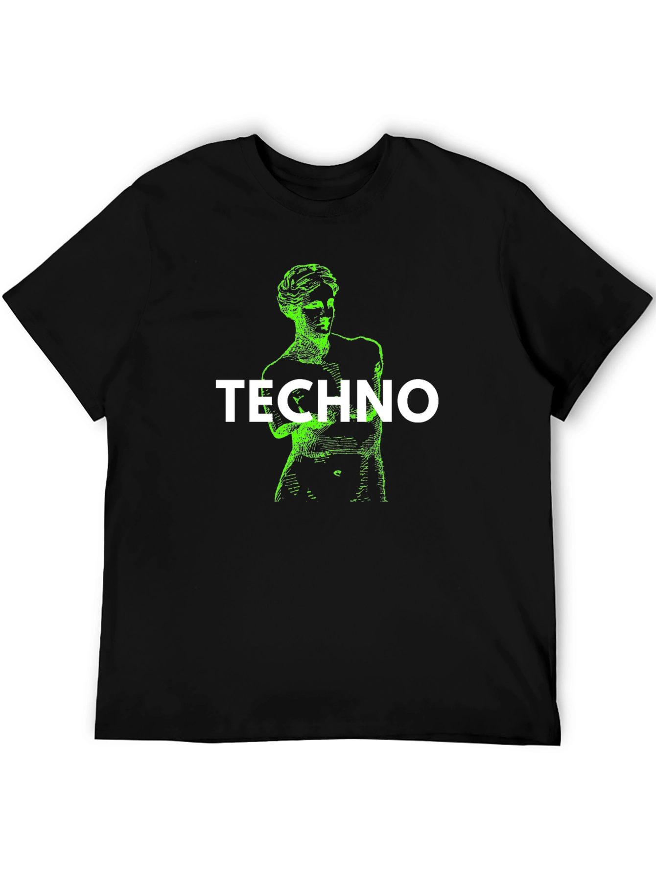 Techno Graphic Print T-Shirt