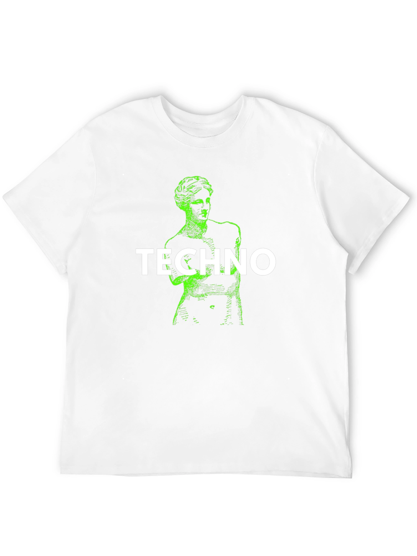 Techno Graphic Print T-Shirt