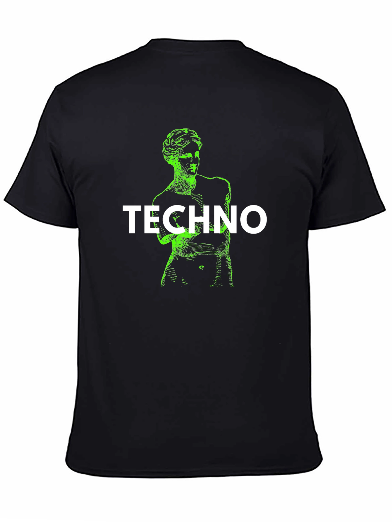 Techno Graphic Print T-Shirt