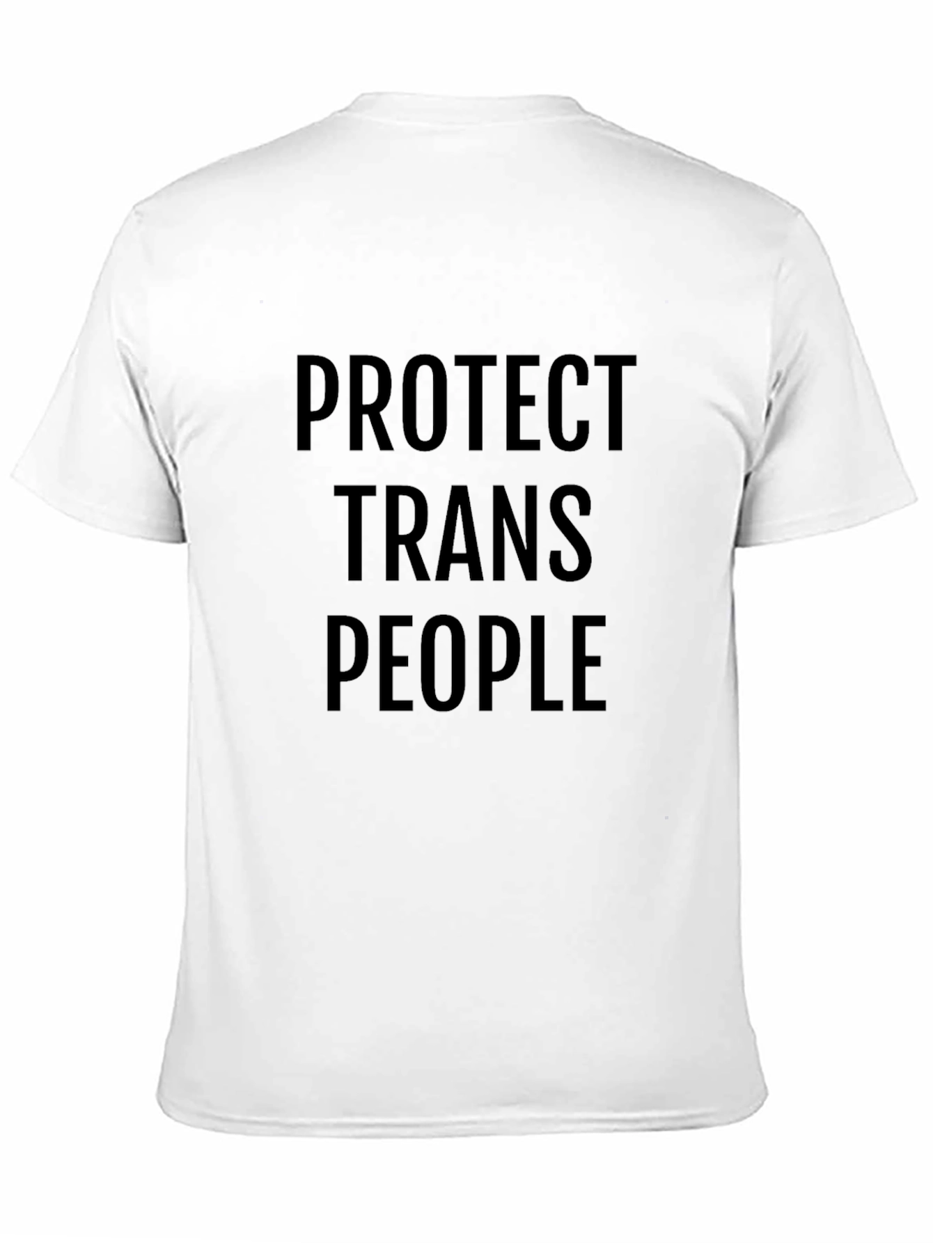 Protect Trans People Black Graphic T-Shirt