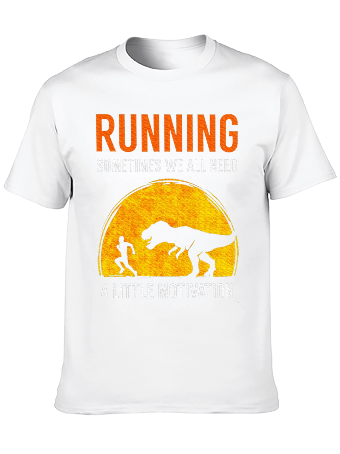 Running T-Shirt: Dinosaur Motivation