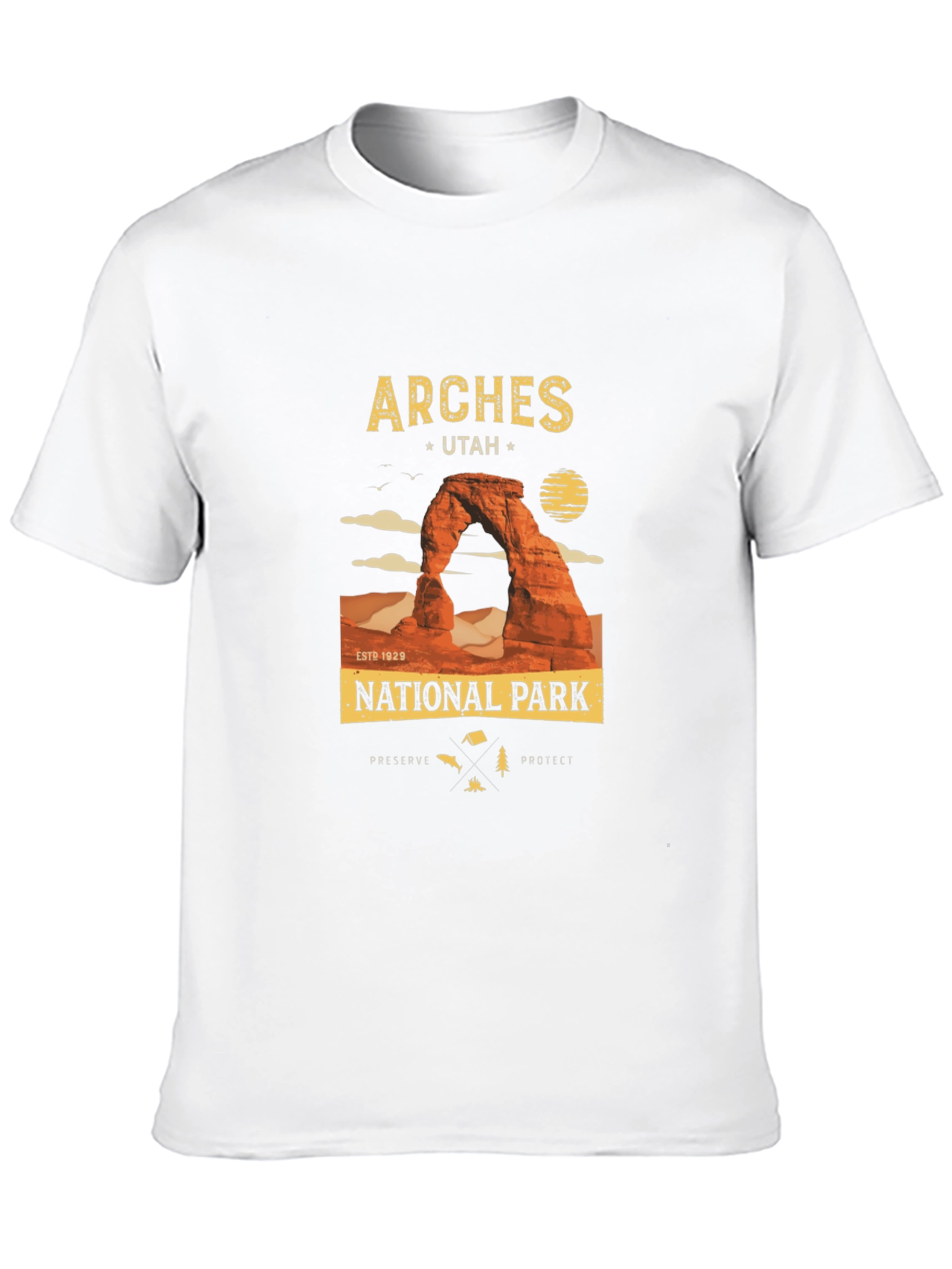 Arches National Park Black T-Shirt