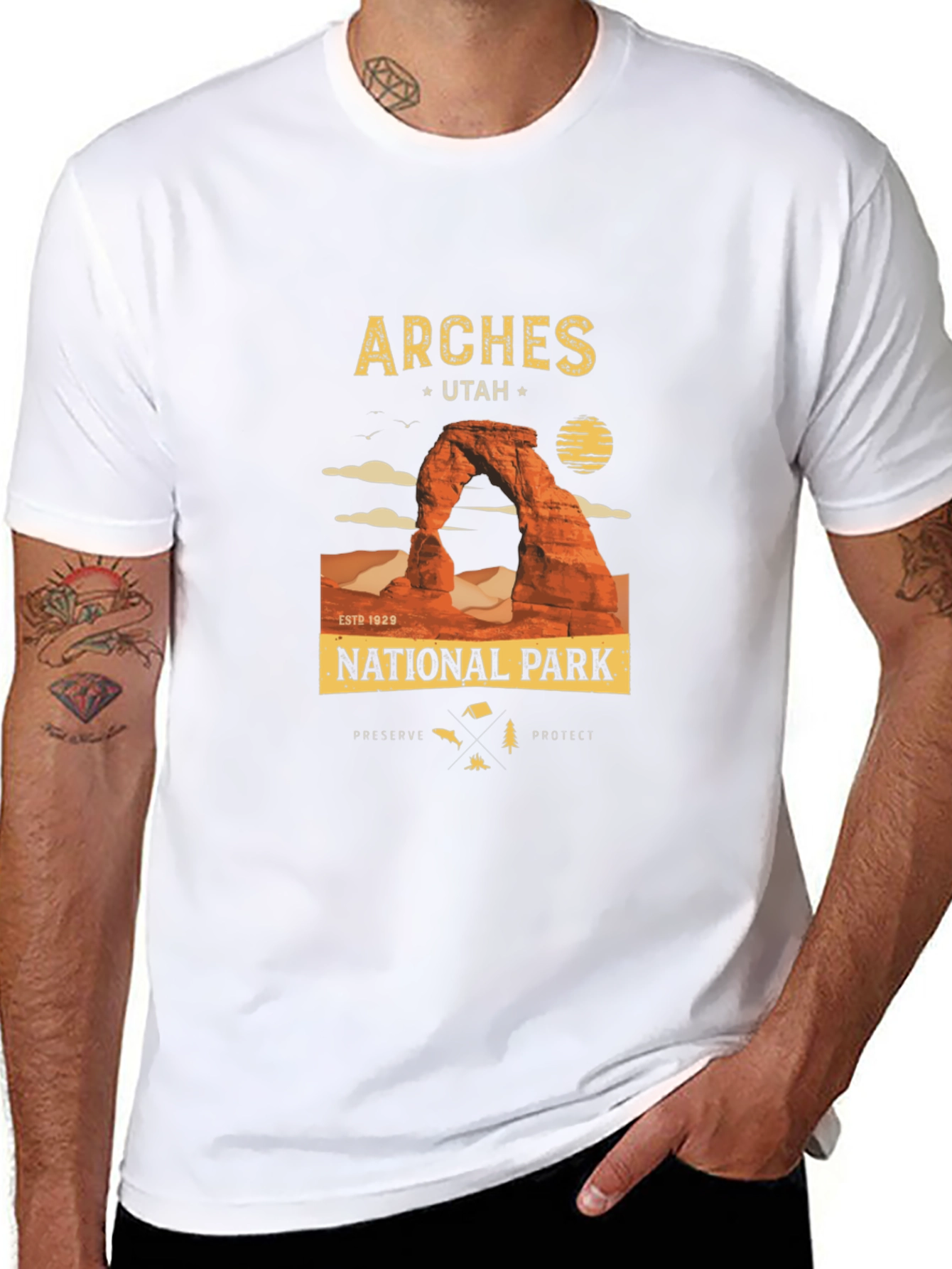 Arches National Park Black T-Shirt