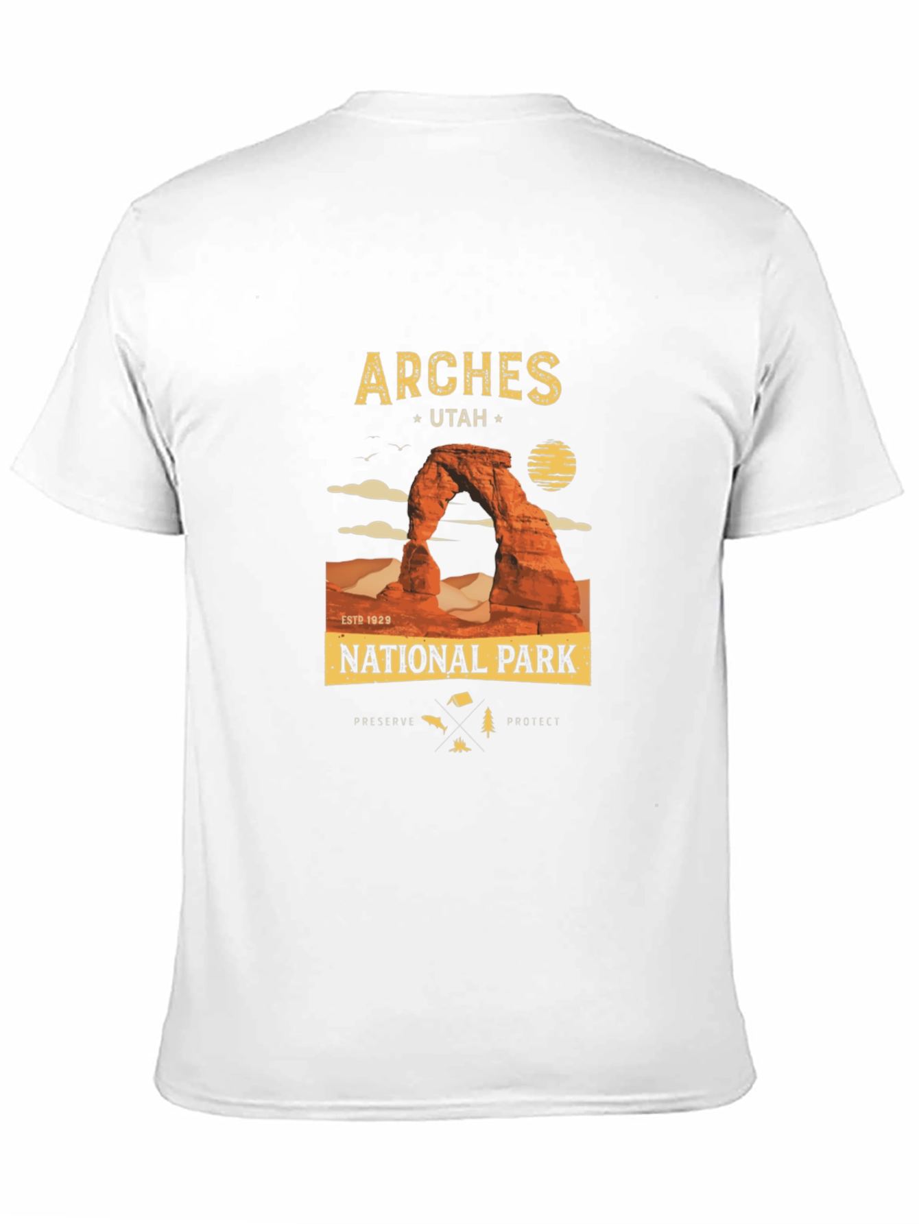 Arches National Park Black T-Shirt