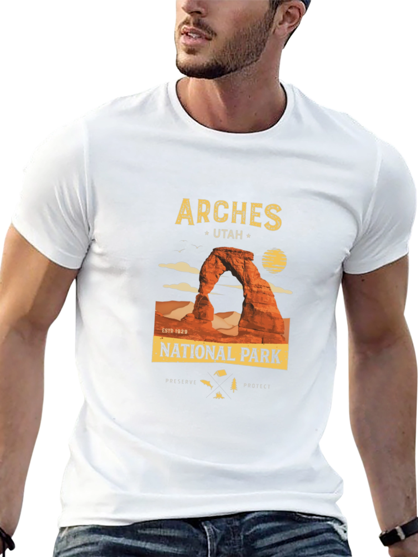 Arches National Park Black T-Shirt