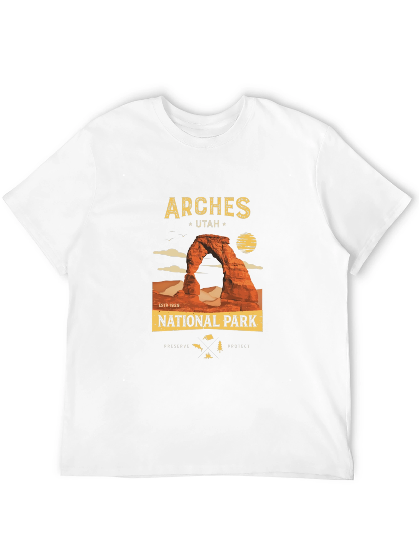 Arches National Park Black T-Shirt
