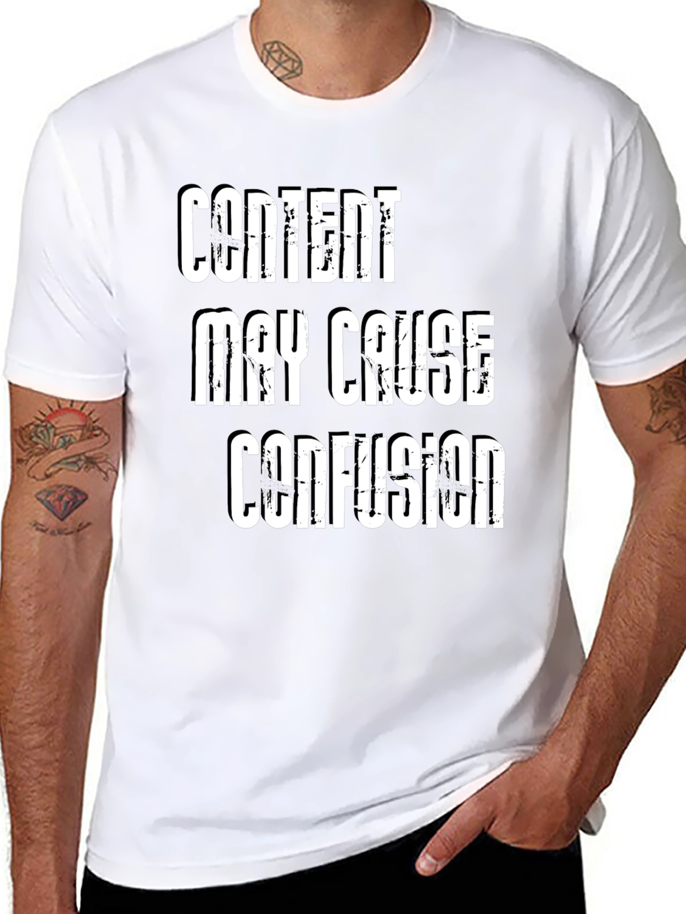 Content May Cause Confusion - Novelty T-Shirt