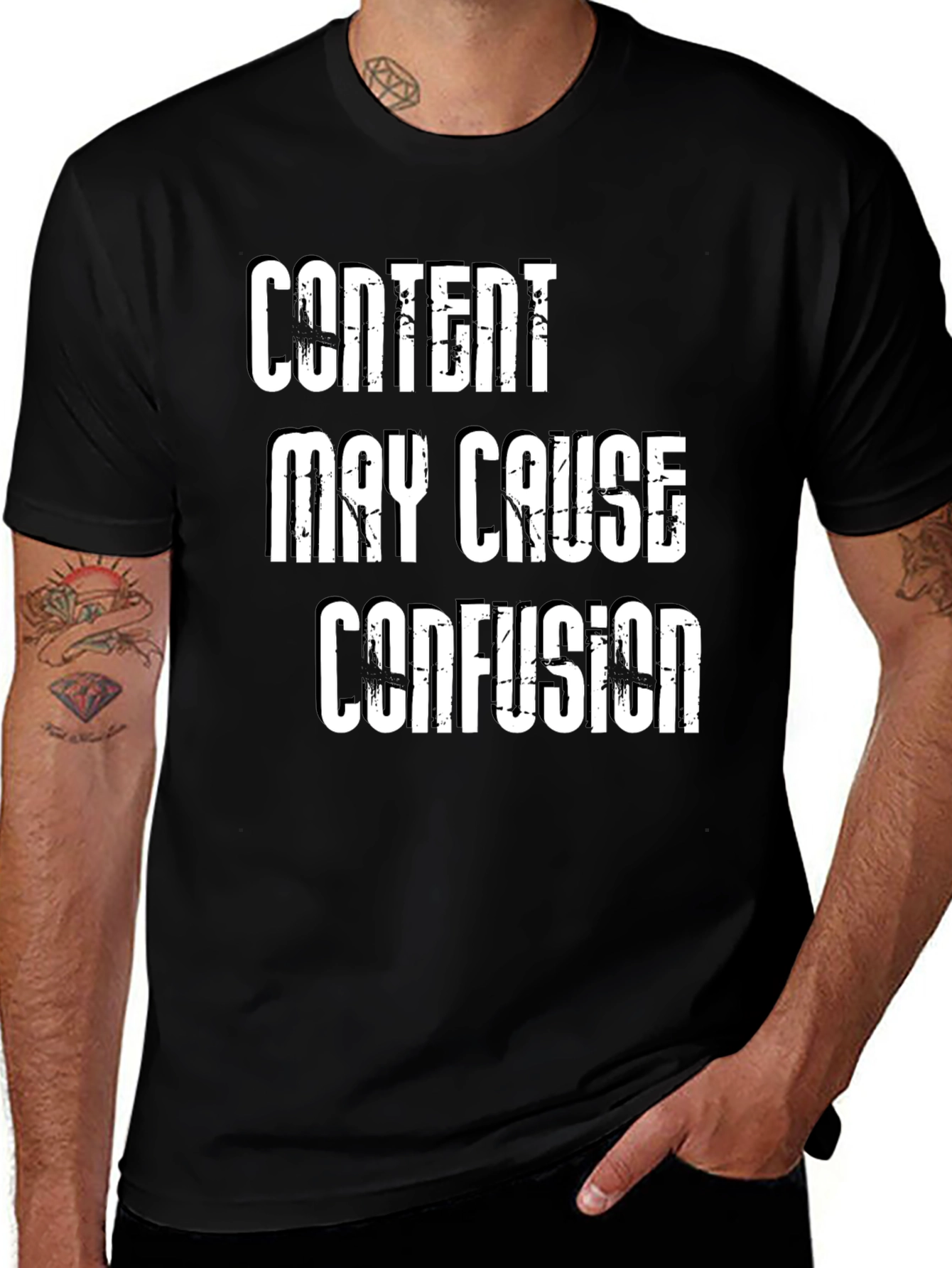 Content May Cause Confusion - Novelty T-Shirt