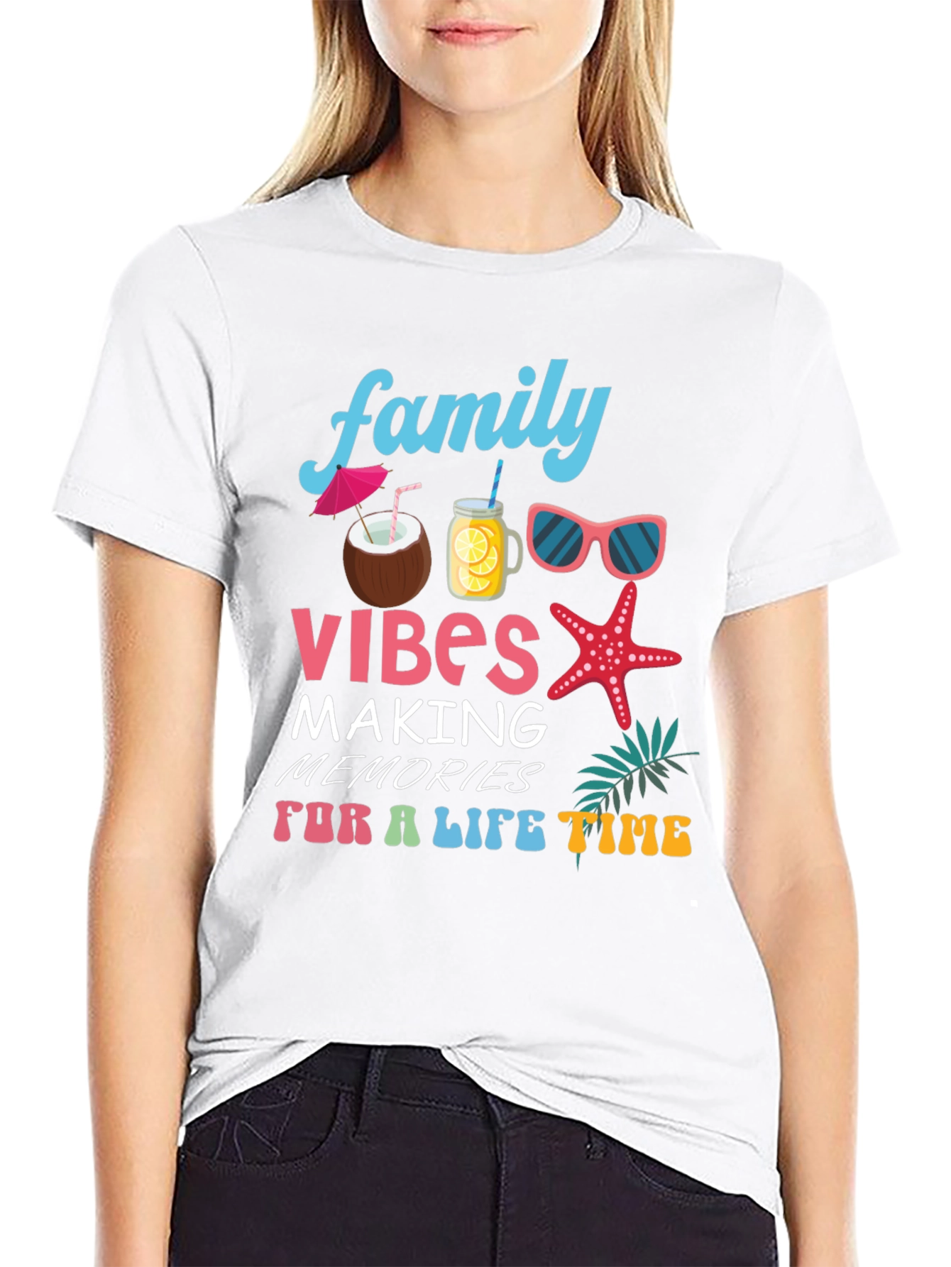 Family Vibes Summer T-Shirt