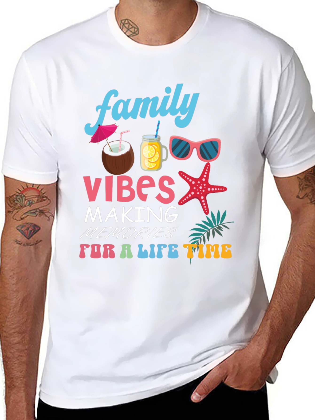Family Vibes Summer T-Shirt