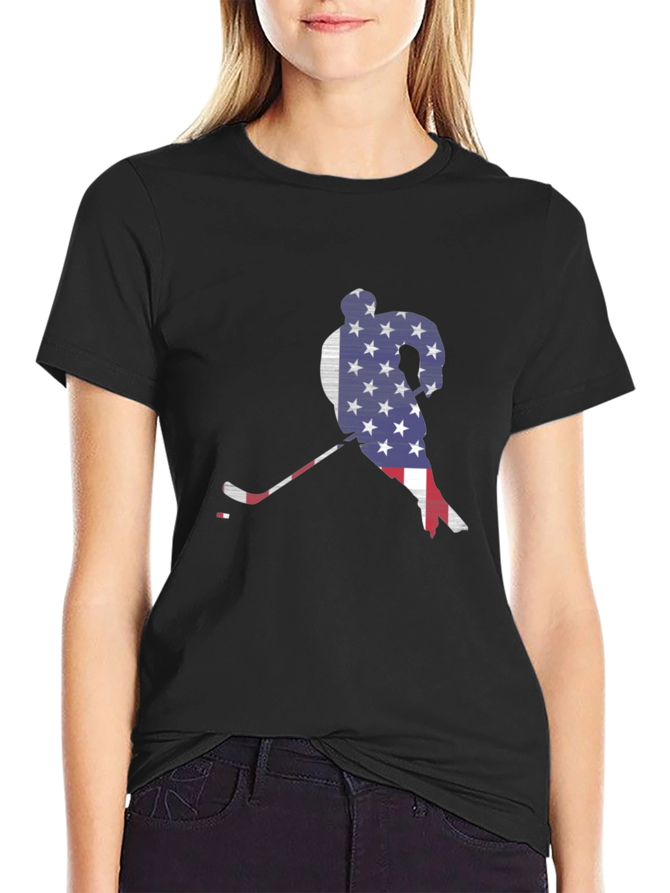 USA Hockey T-Shirt - Patriotic Design