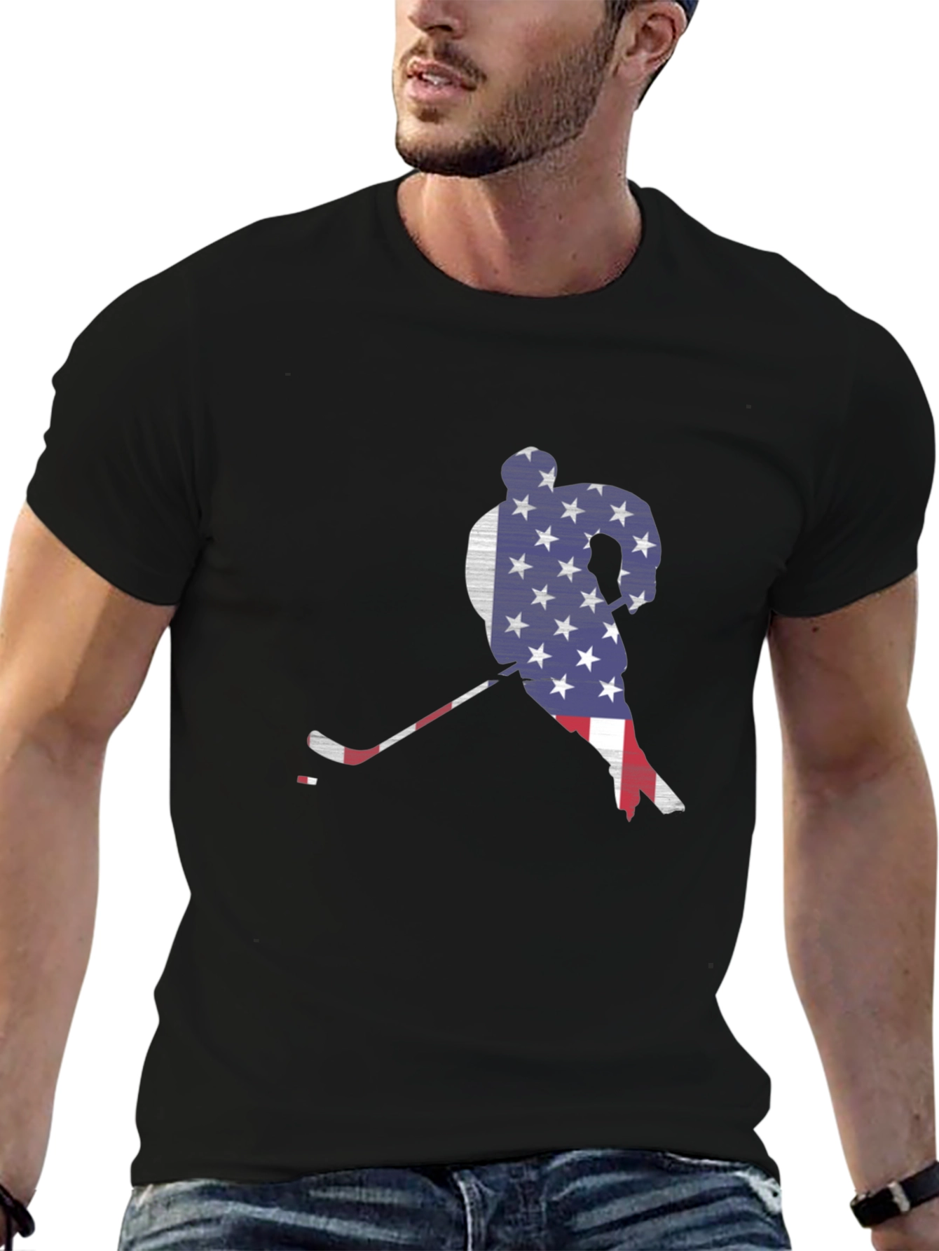 USA Hockey T-Shirt - Patriotic Design