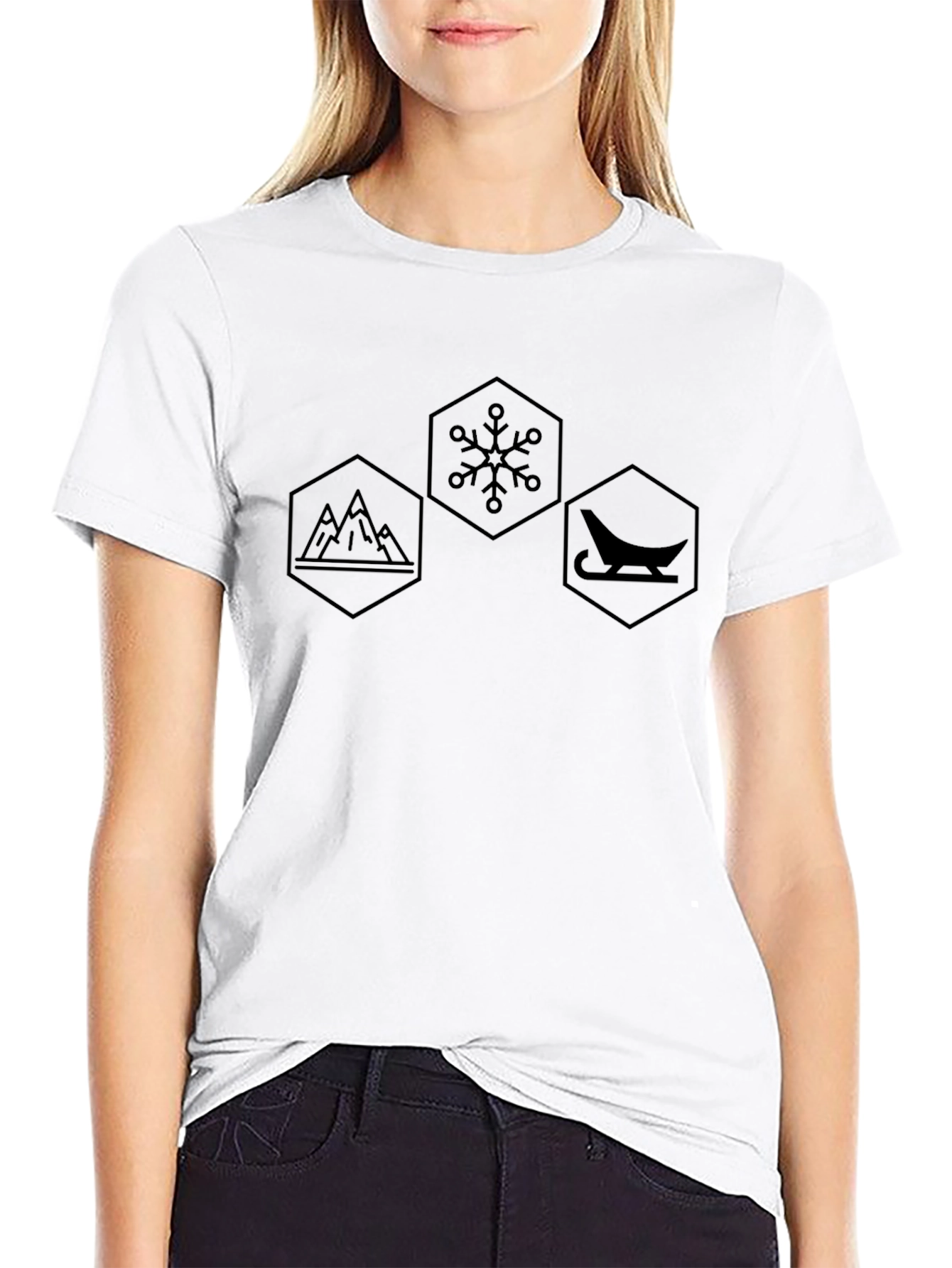 Winter Adventure Hexagon T-Shirt