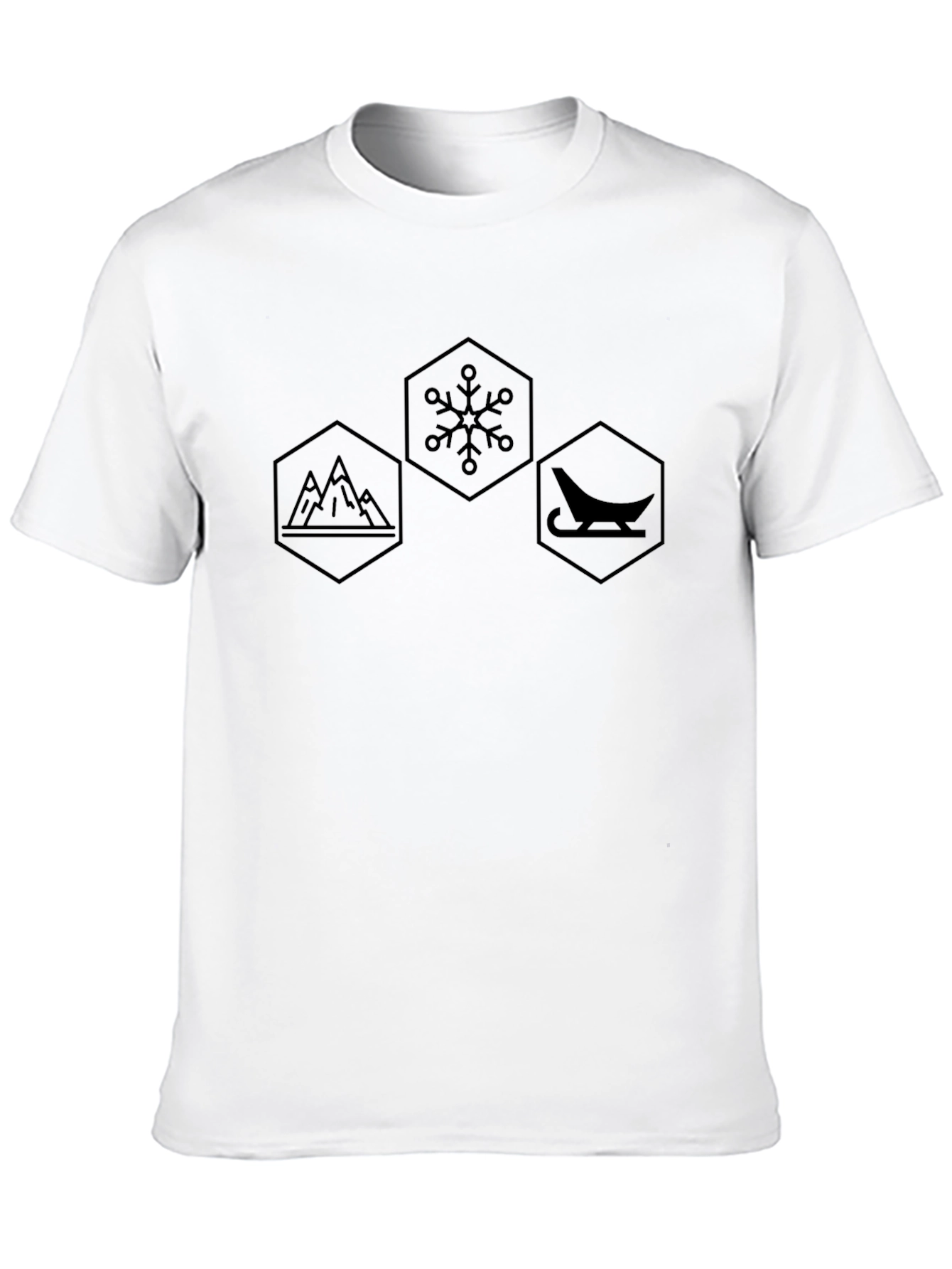 Winter Adventure Hexagon T-Shirt