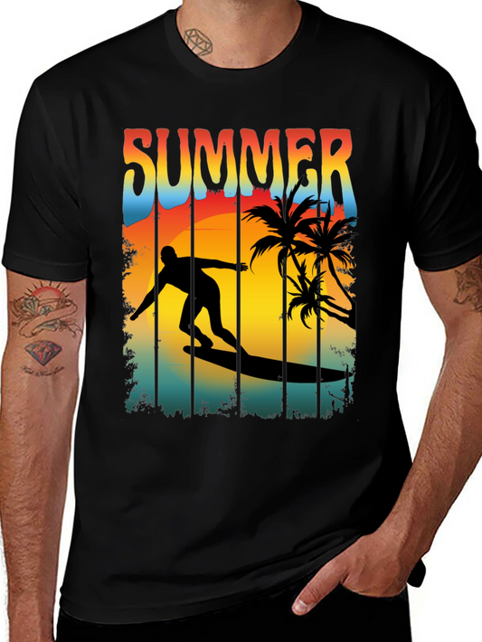 Summer Surfing T-Shirt - Beach Vacation Vibes