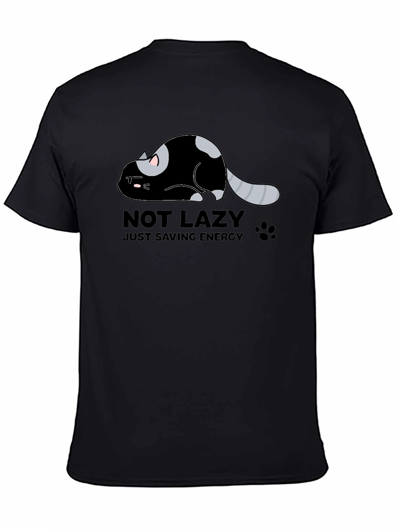 Lazy Cat Energy Saving Graphic Tee