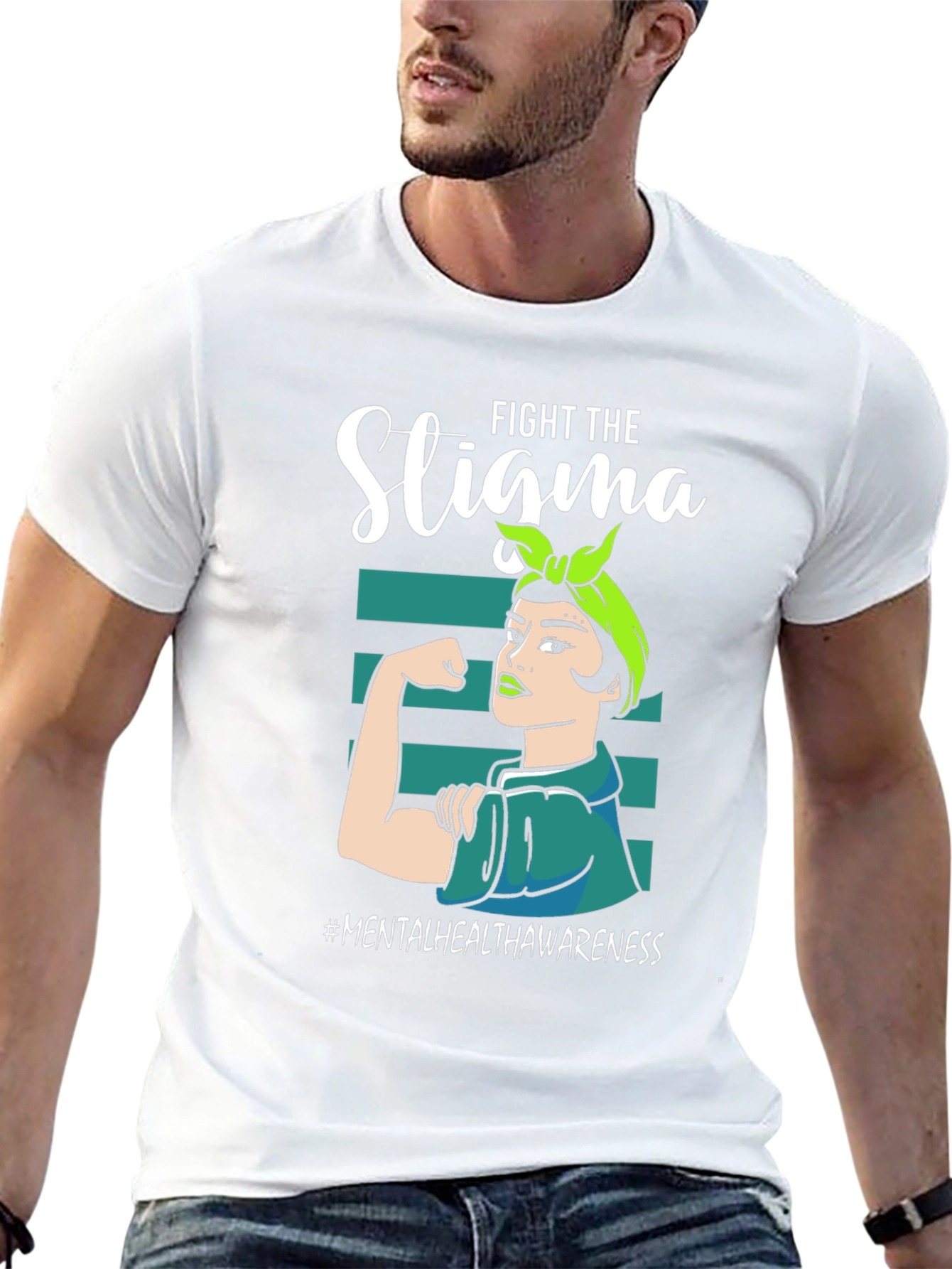 Fight the Stigma Mental Health Awareness T-Shirt