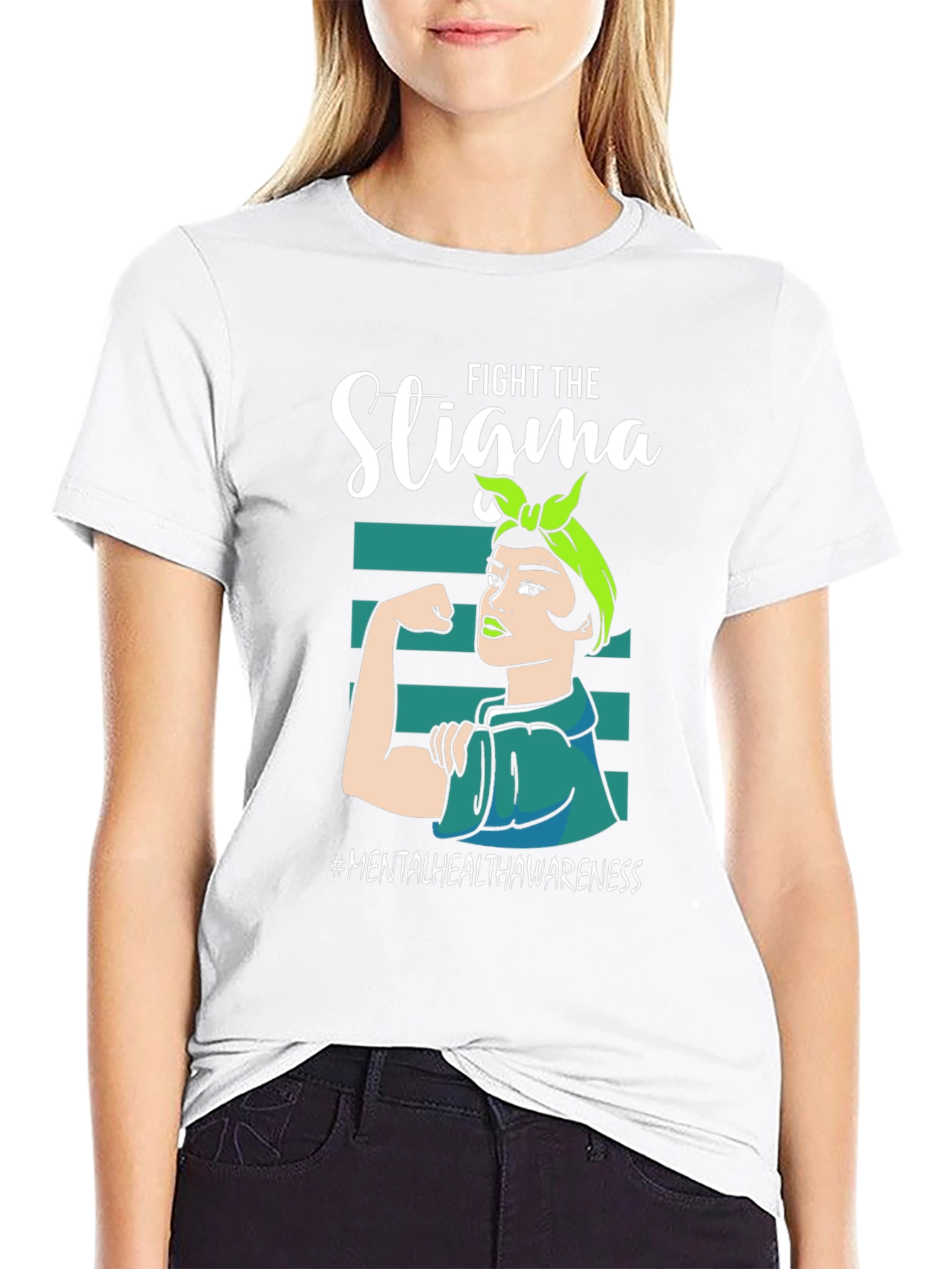 Fight the Stigma Mental Health Awareness T-Shirt